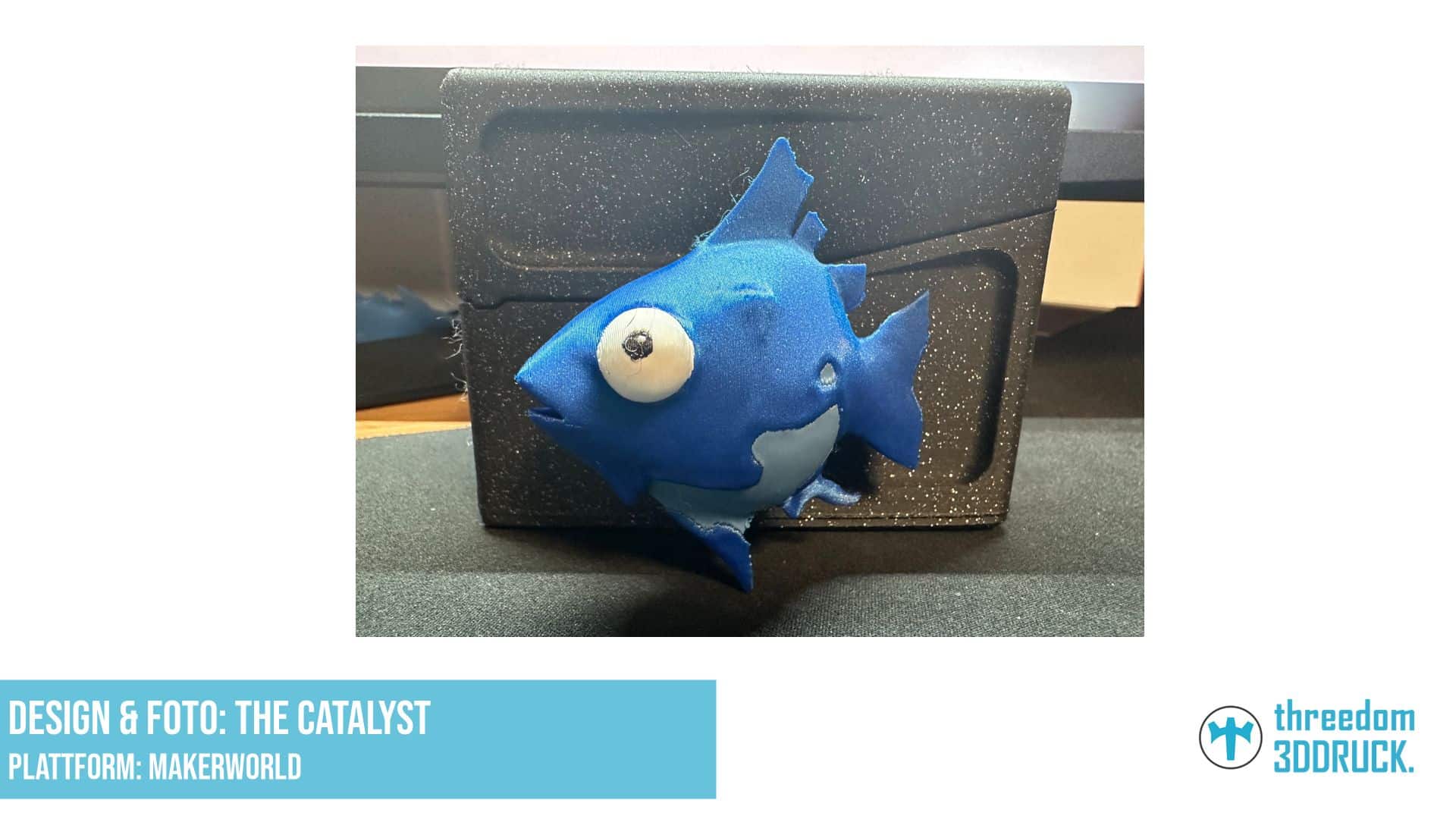 Fortnite Slurpfish FDM-Druckmodell Multicolor