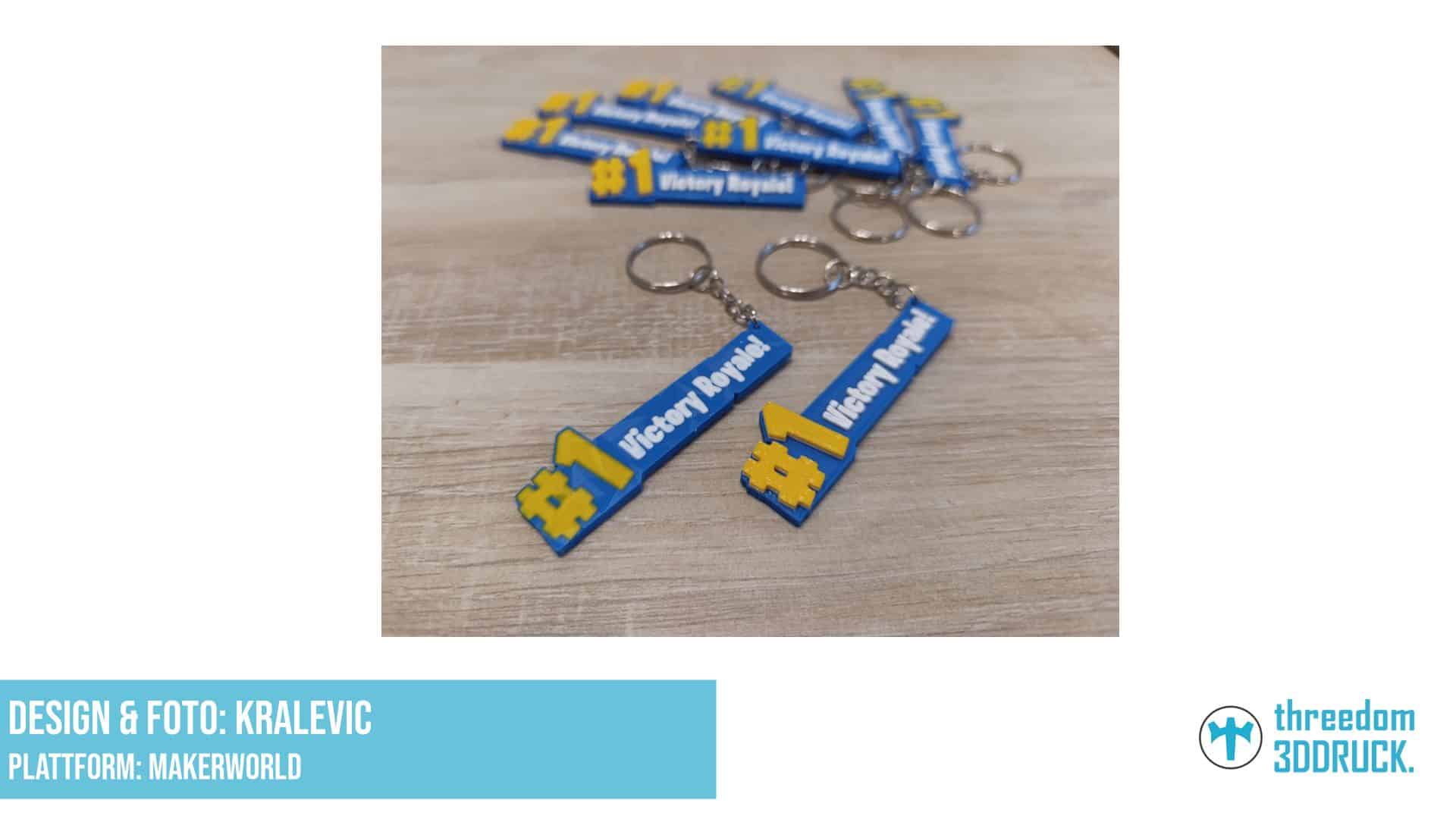 Fortnite Victory Royale Schlüsselanhänger