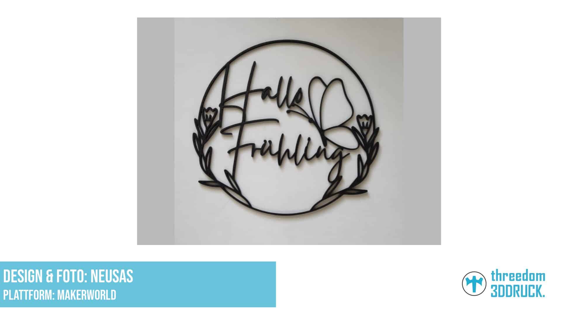 Frühlingsfensterkranz