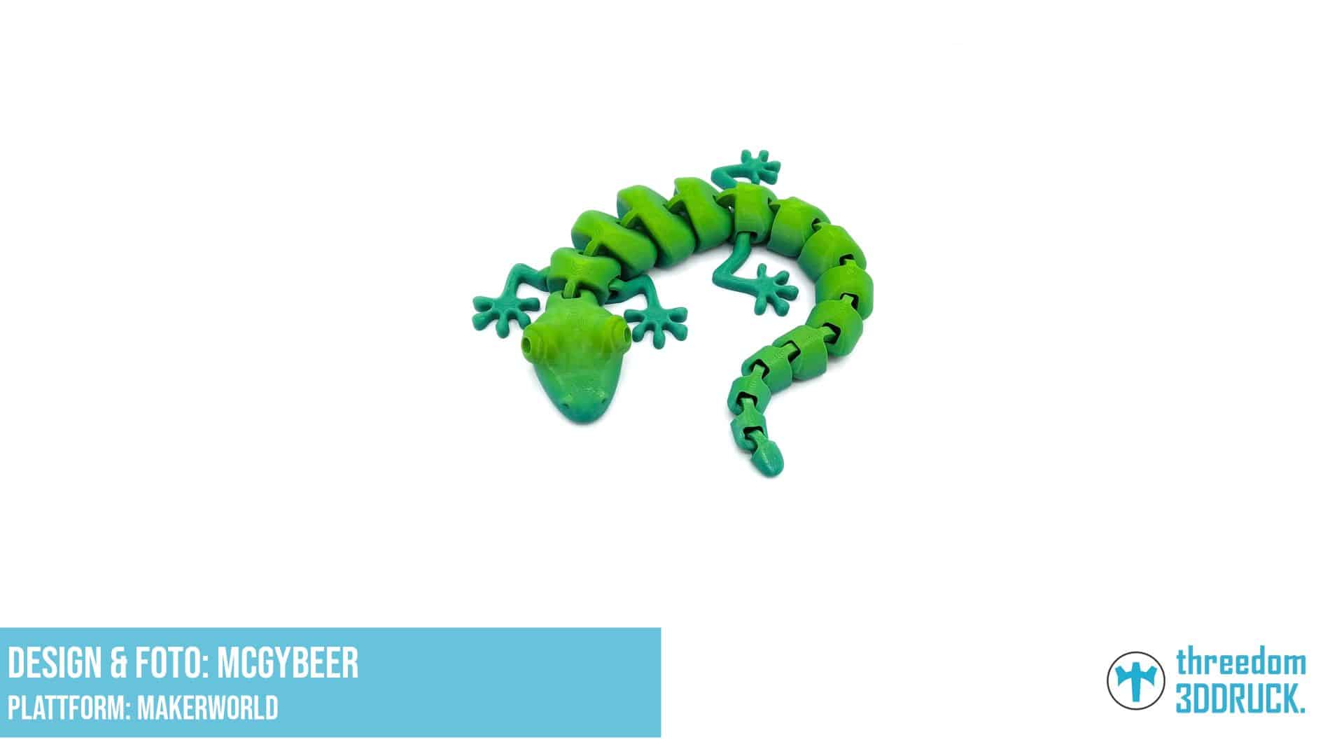 Gelenkiger Drucker-Lizard