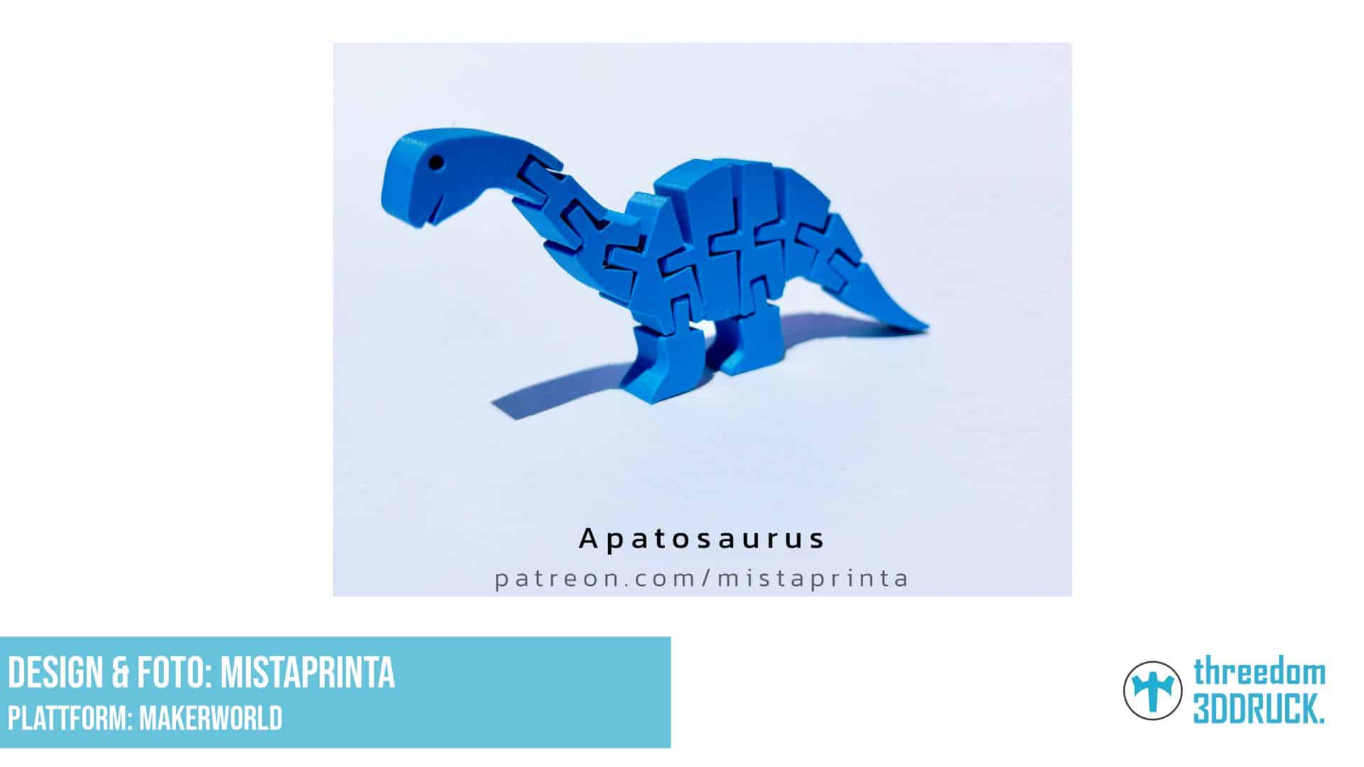 Gelenkiger Apatosaurus-Dinosaurier