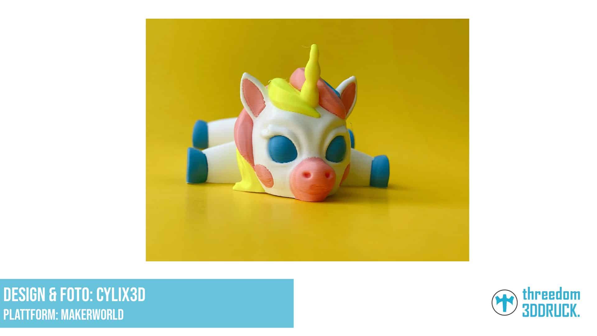 Gelenkiges Einhorn Flexi-Spielzeug