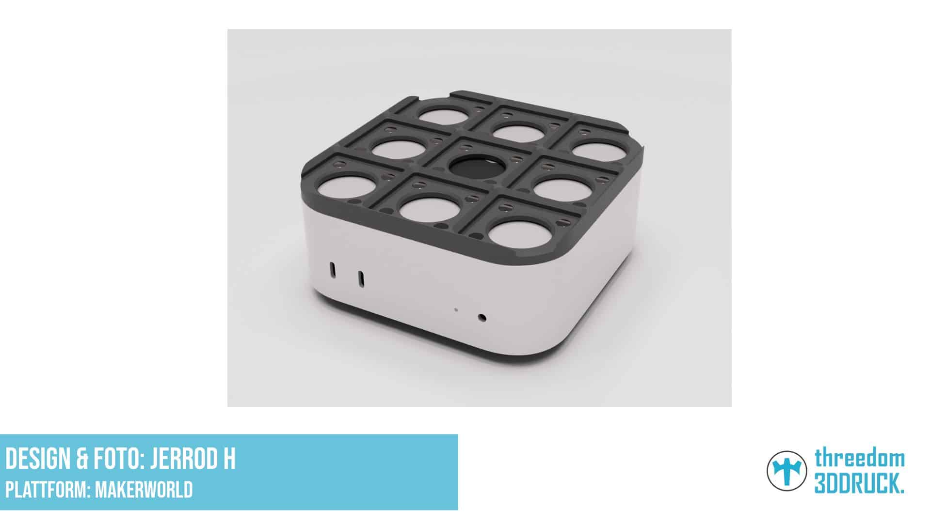 Gridfity Basisplatte für M4 Mac Mini