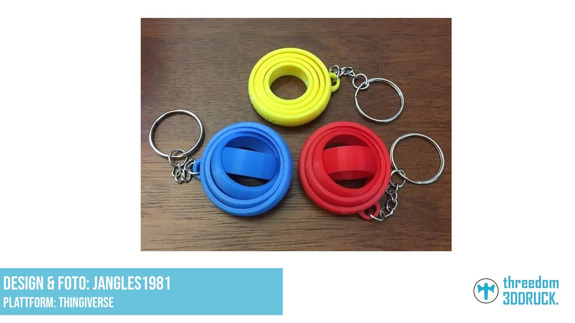 Gyro-Schlüsselanhänger