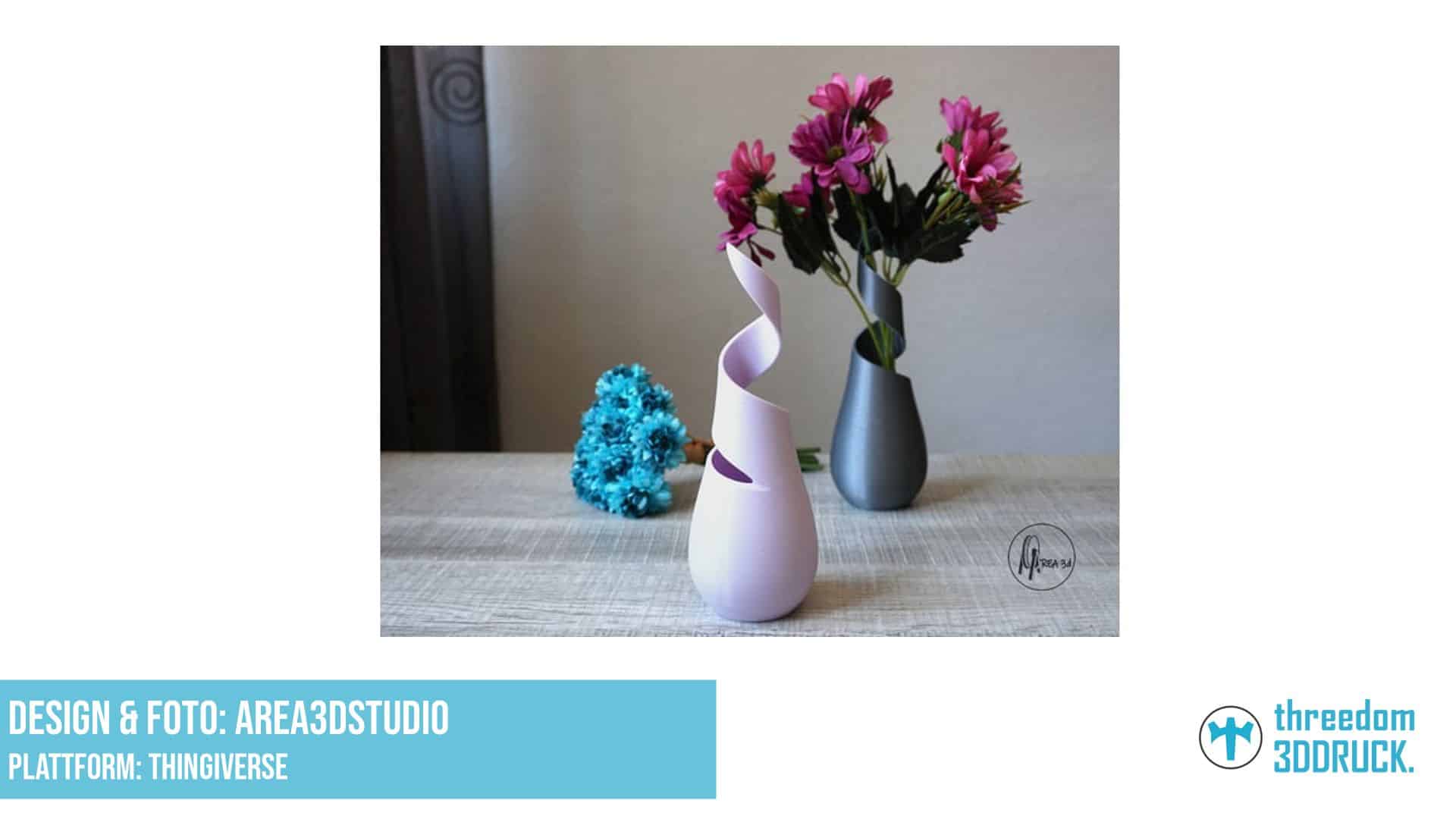 Giroid Vase für minimalistische Blumen-Dekoration