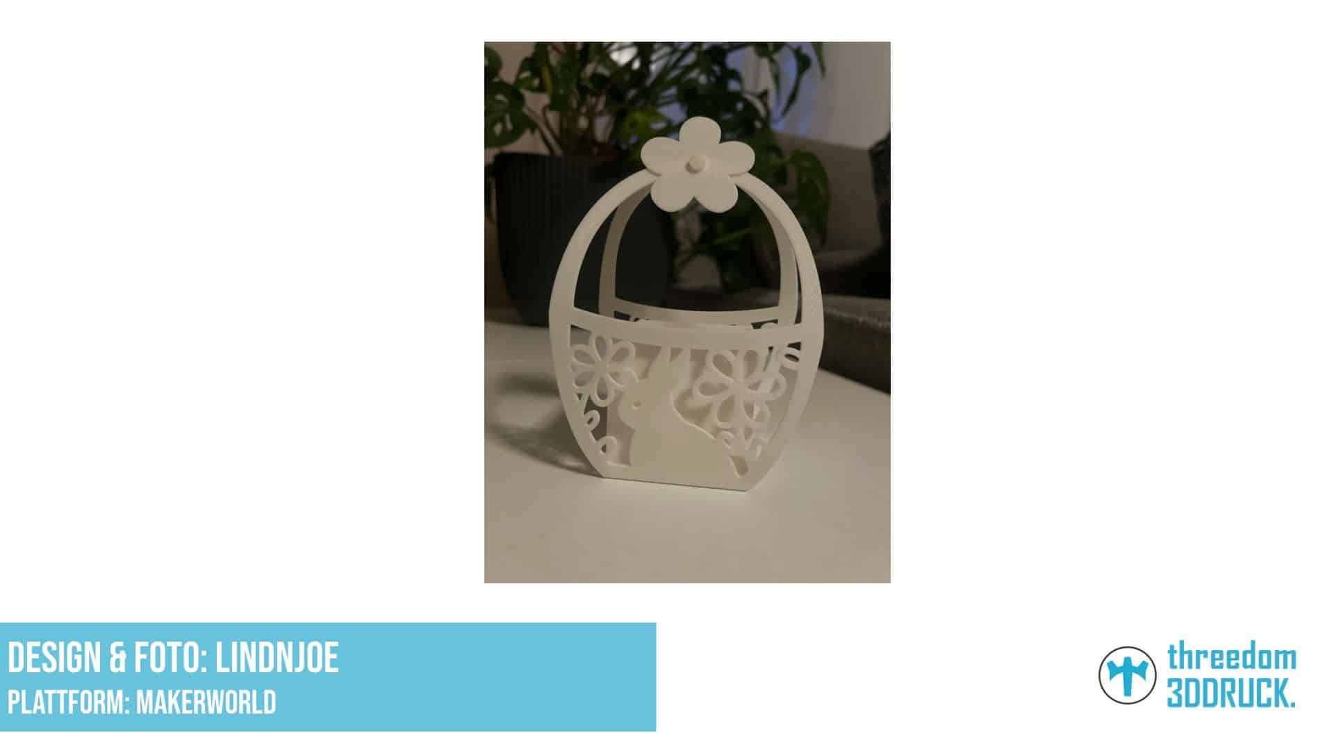 Hasenkorb für Leckereien und Ostereier