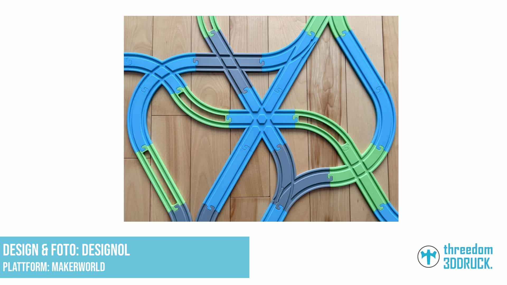 HexTracks Starter Set für Brio-kompatible Eisenbahnsysteme