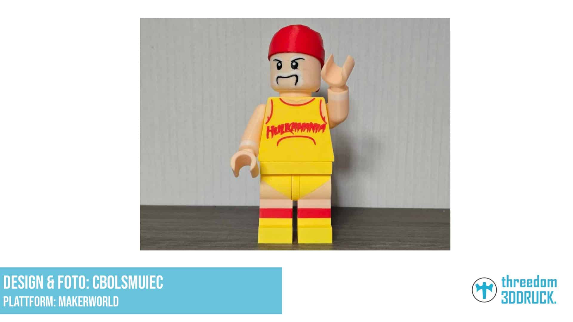 Big Brick WWE Hulk Hogan Riesenfigur