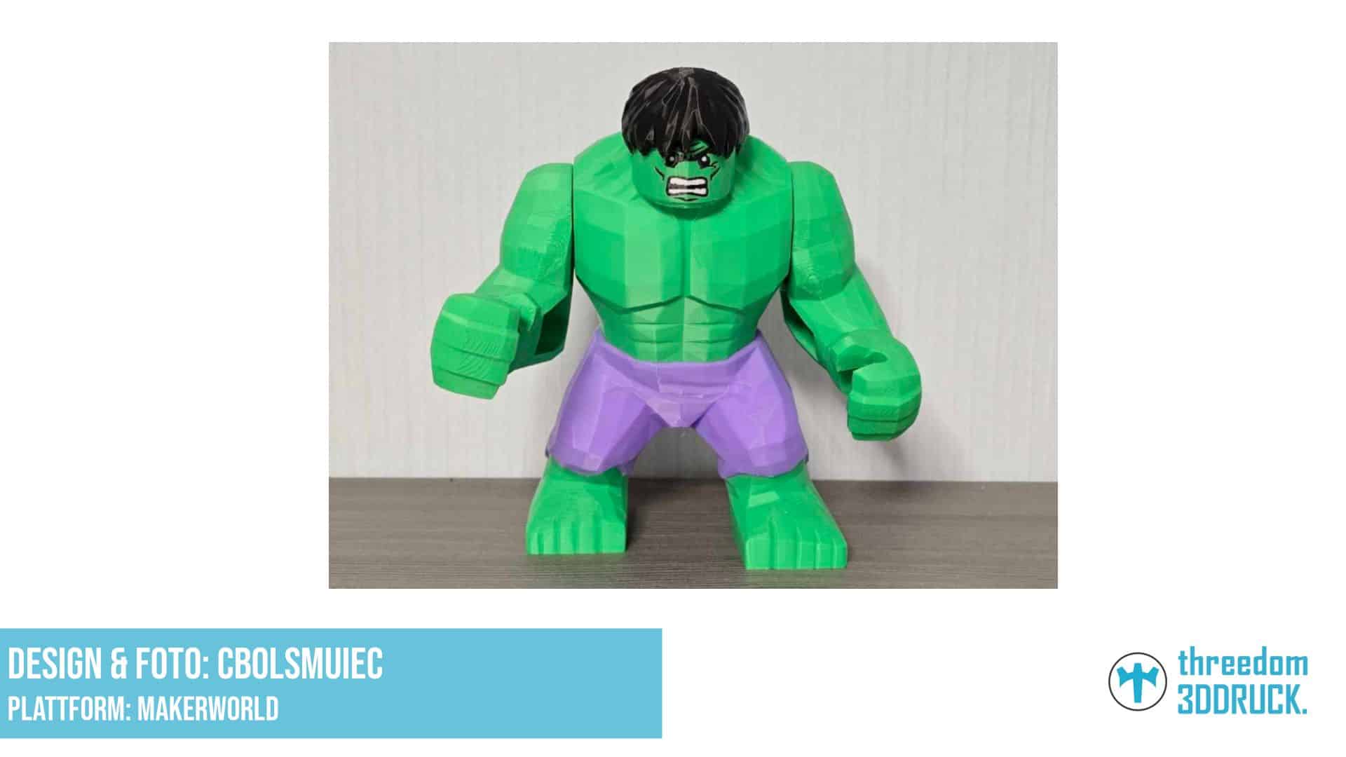 Hulk Mega-Brick-Figur