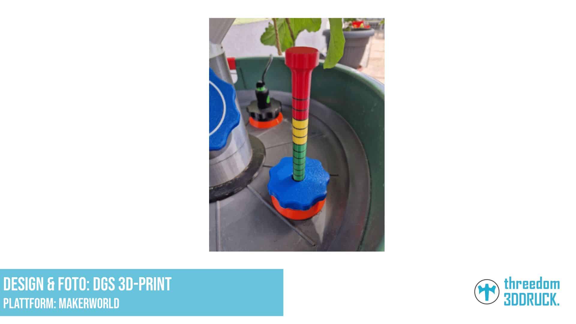 Hydrokultur-Wasserstandsanzeiger für Türme