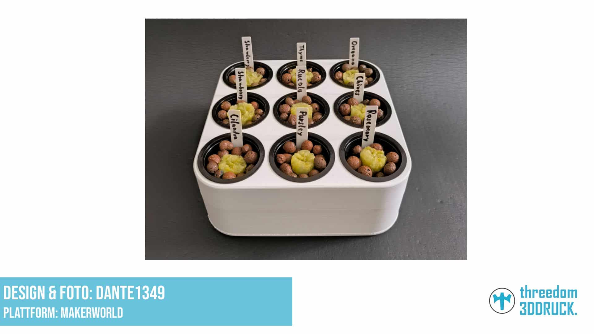 Hydroponic-Cultivator für 5cm-Netztöpfe