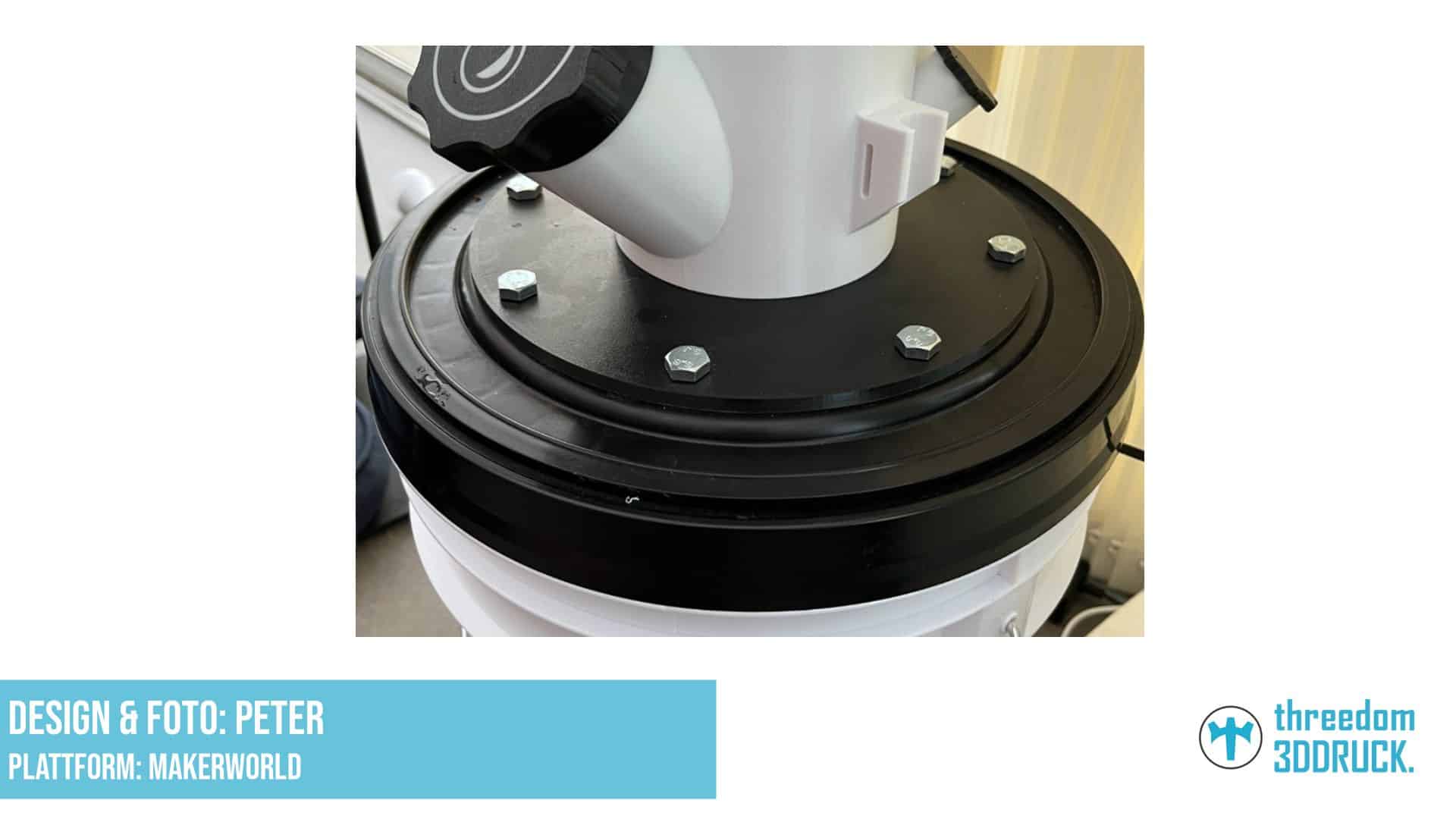 Hydroponic Tower Adapter für Biltema Eimer