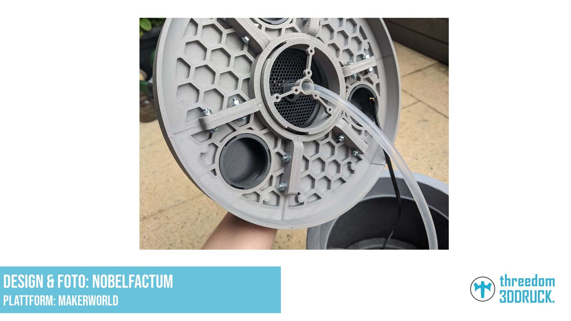 Hydroponic Tower Deckel für Blumentöpfe mit dickem Rand