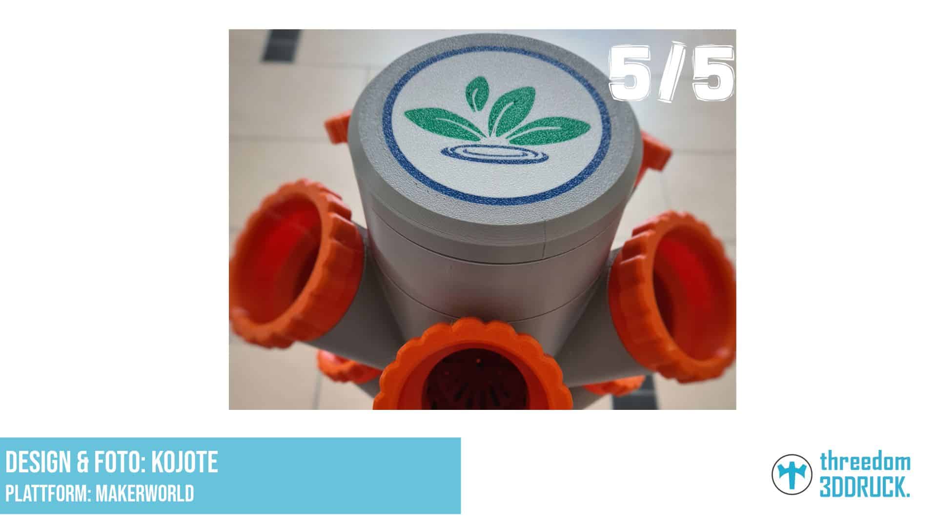 Hydroponic Tower Pflanzgefäße und Endkappen