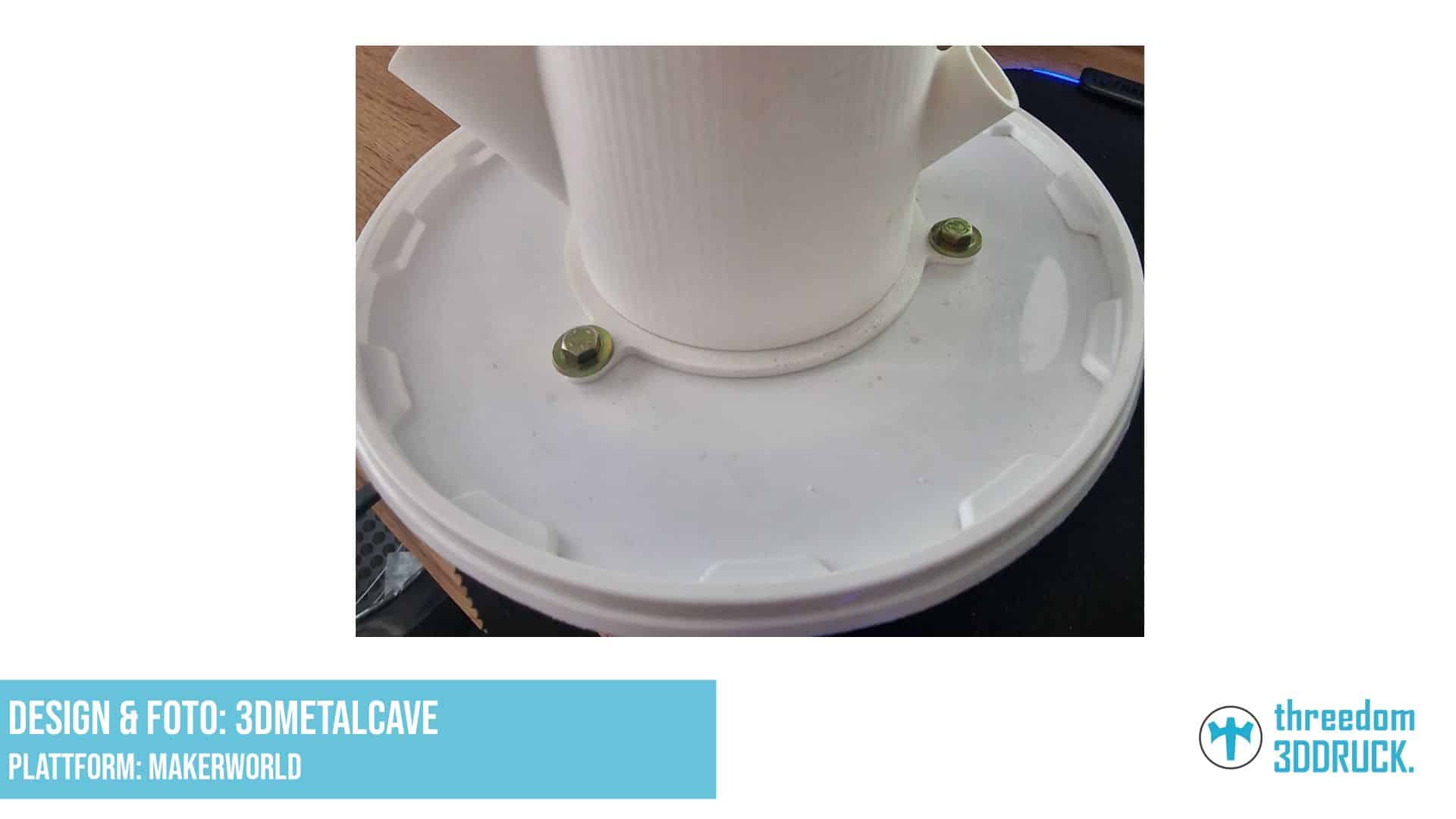 Modularer Hydroponik-Turmstabilisator für Eimer