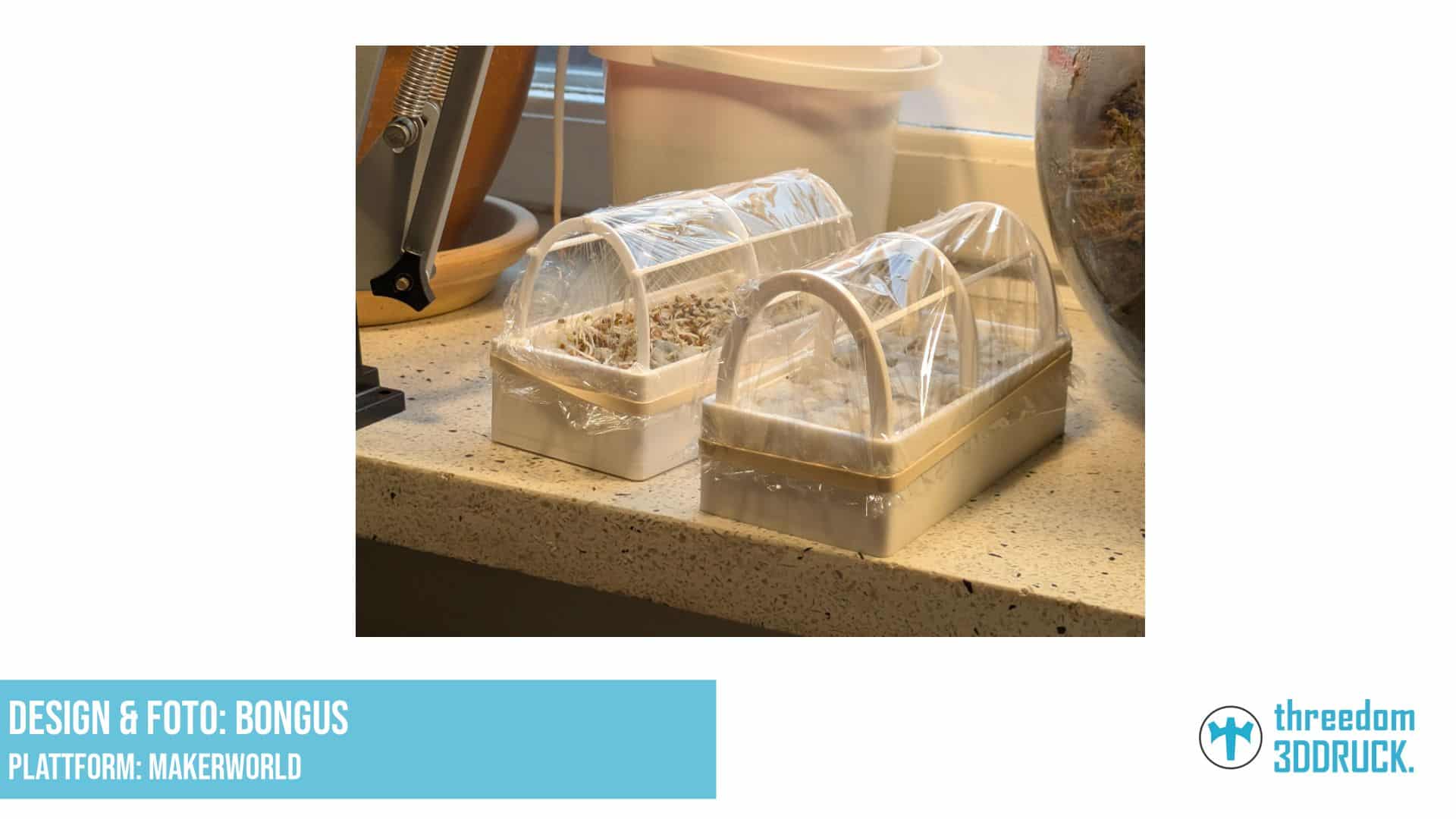 Hydroponisches Mikrogewächshaus für Keimlinge und Microgreens