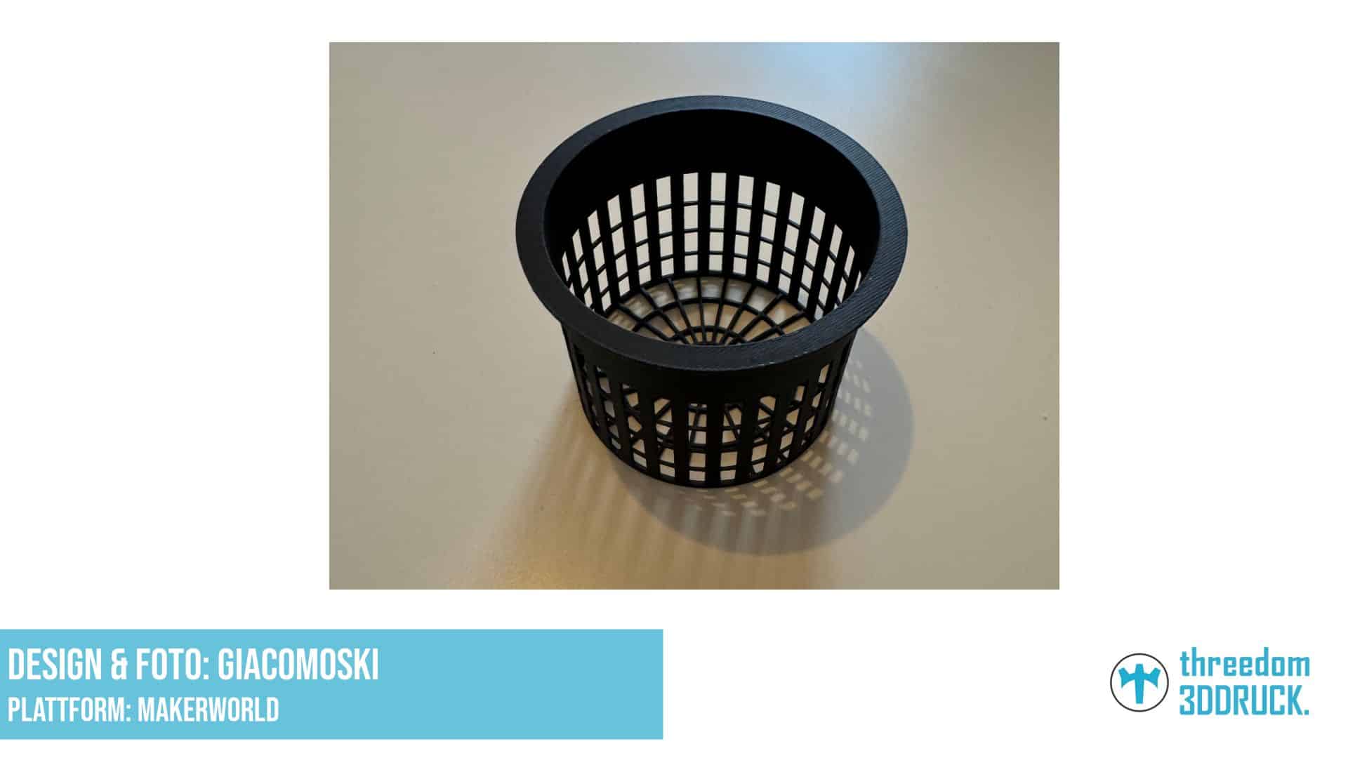 Hydroponic-Netzbecher für IKEA FNISS Eimer