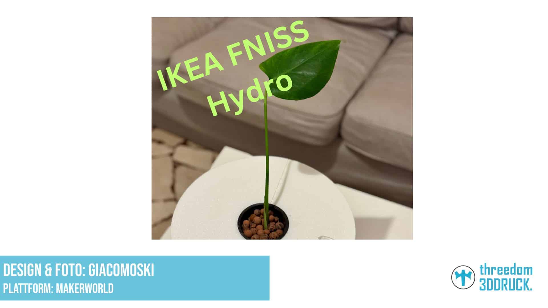 IKEA FNISS Hydroponik-Eimer (DWC oder KRAKTY)