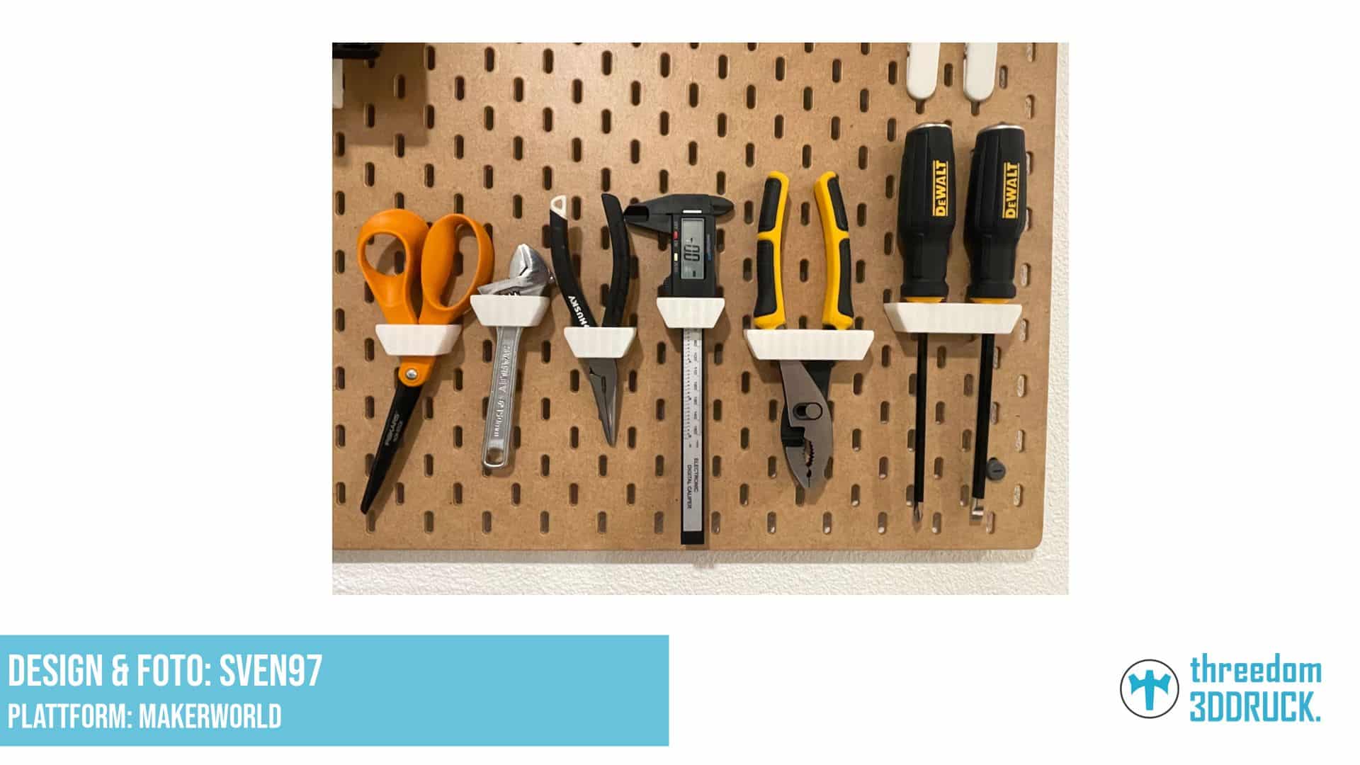 IKEA Pegboard Werkzeughalter