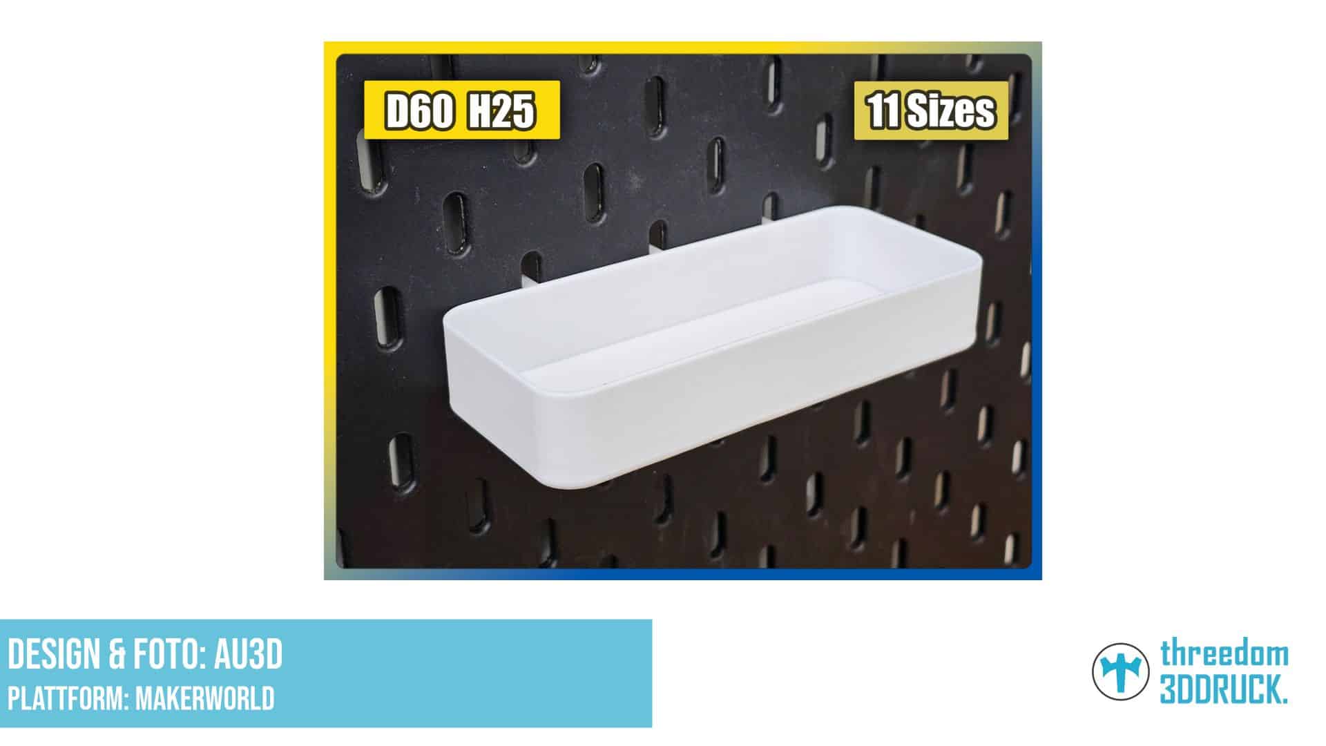 IKEA Skadis Aufbewahrungsschale 60×25