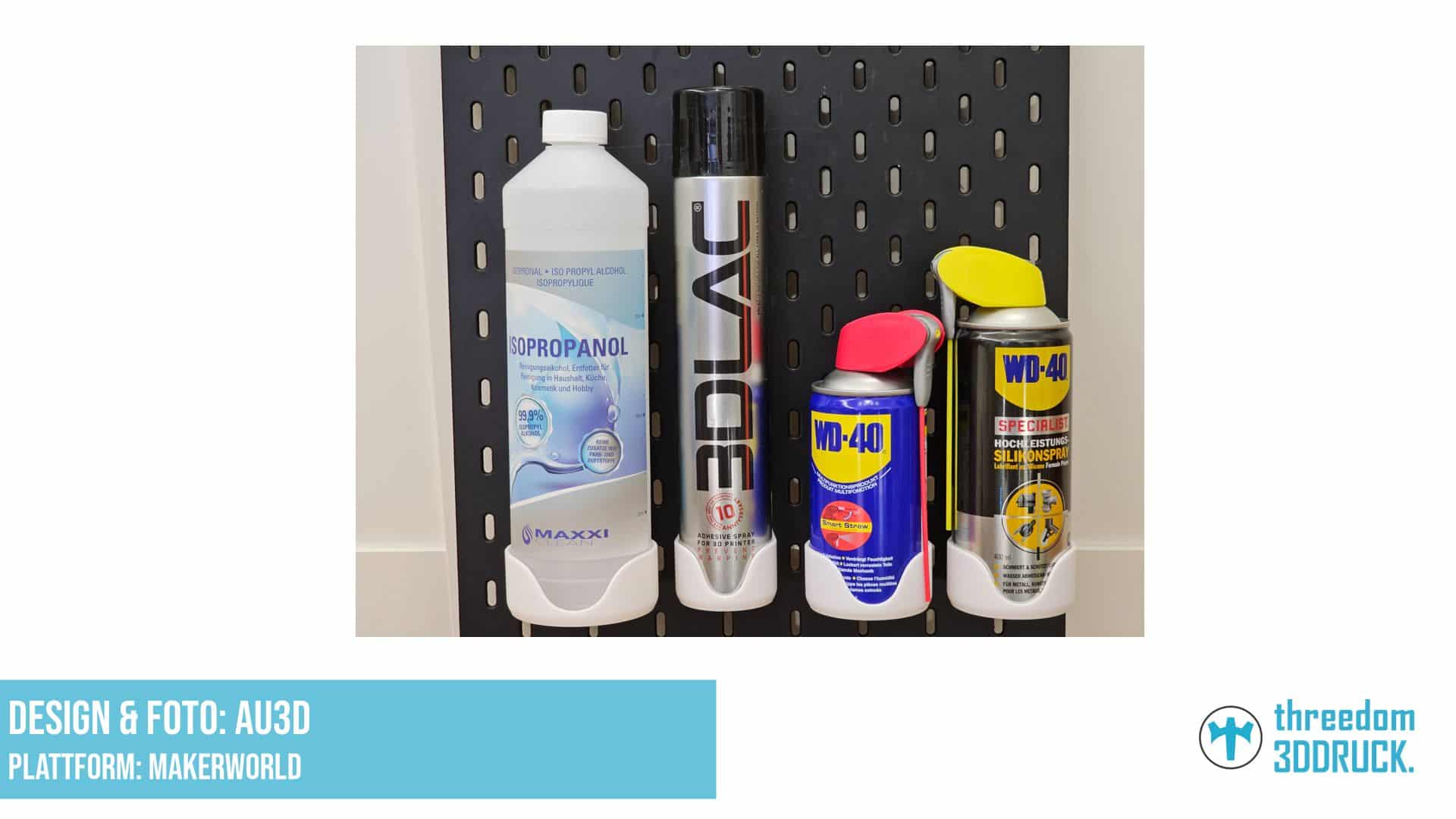 IKEA Skadis Flaschenhalter mit integrierten Haken