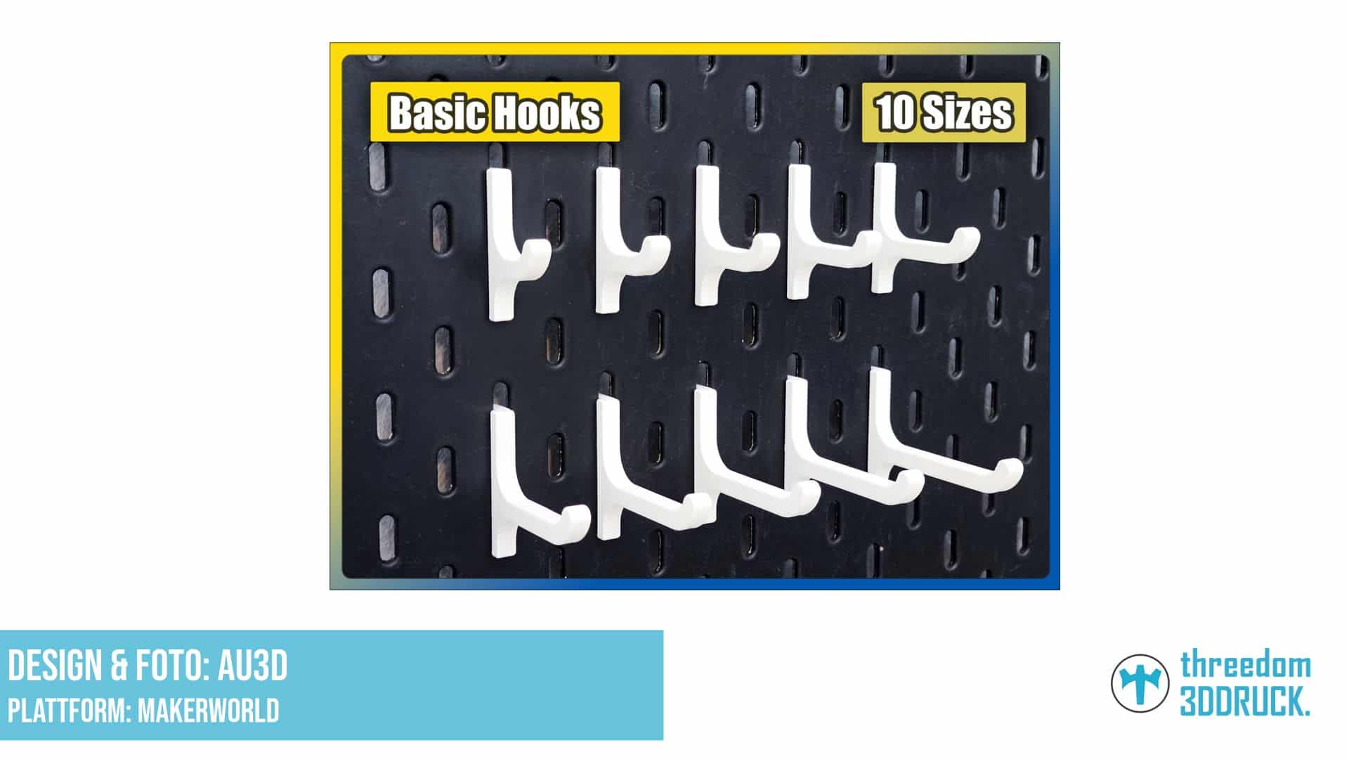 IKEA Skadis Haken-Set für dünne und dicke Bretter