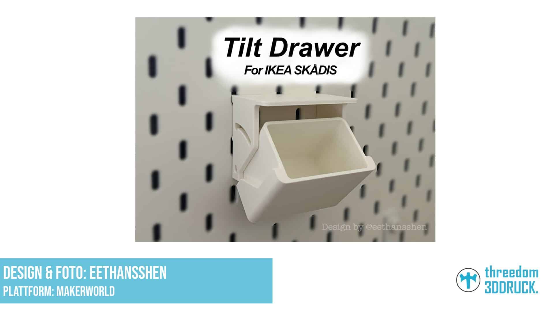 IKEA Skadis Kippschublade