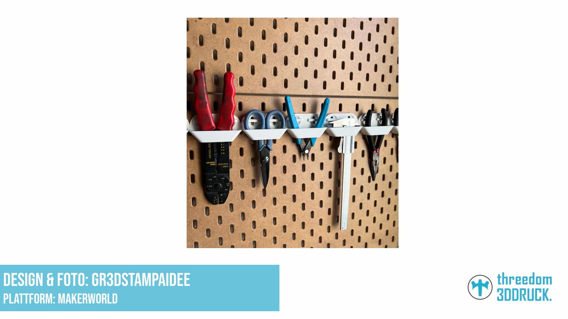 IKEA SKADIS Werkzeughalter V3