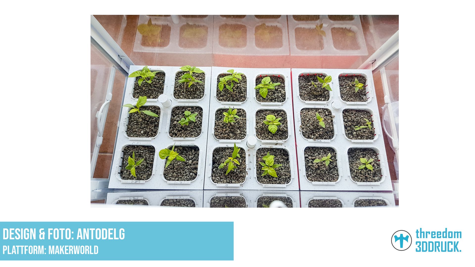 Hydroponik-Gartenmodul für IKEA SOCKER Gewächshaus