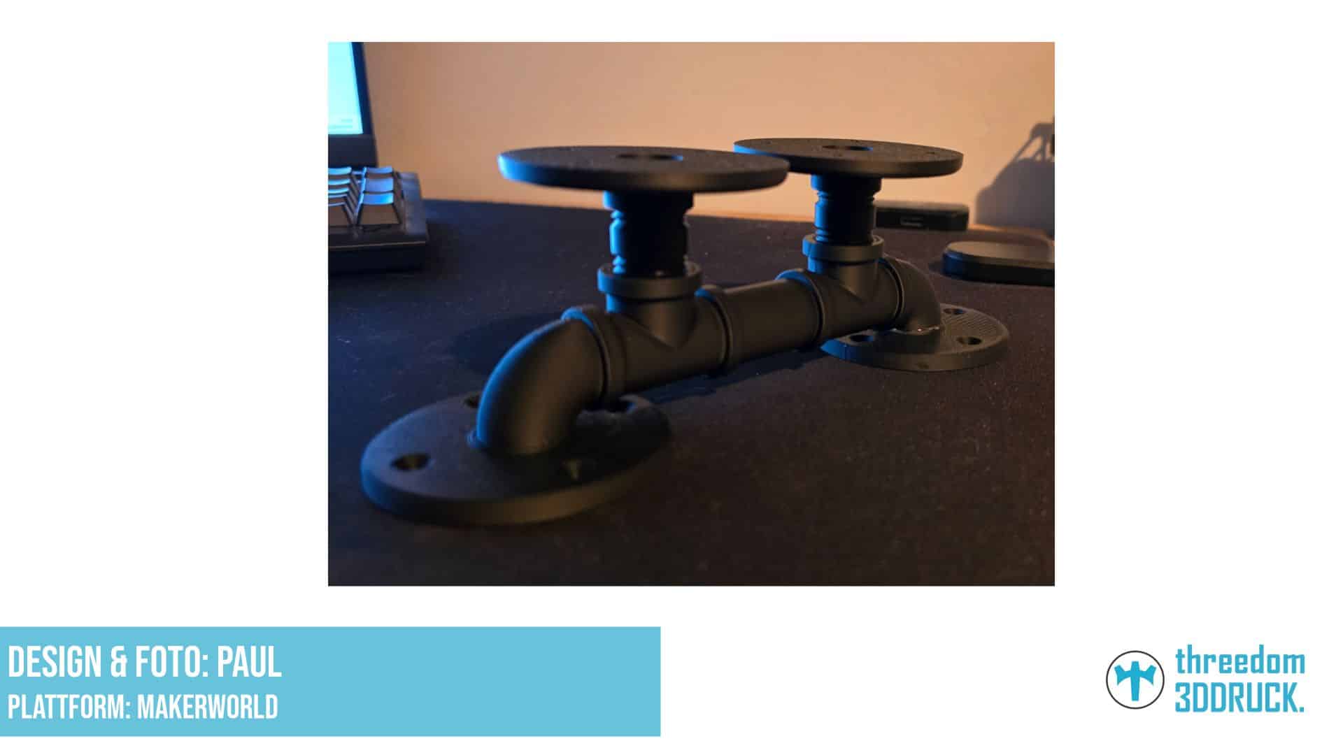 Industrielles Monitor-Ständerrohrgestell