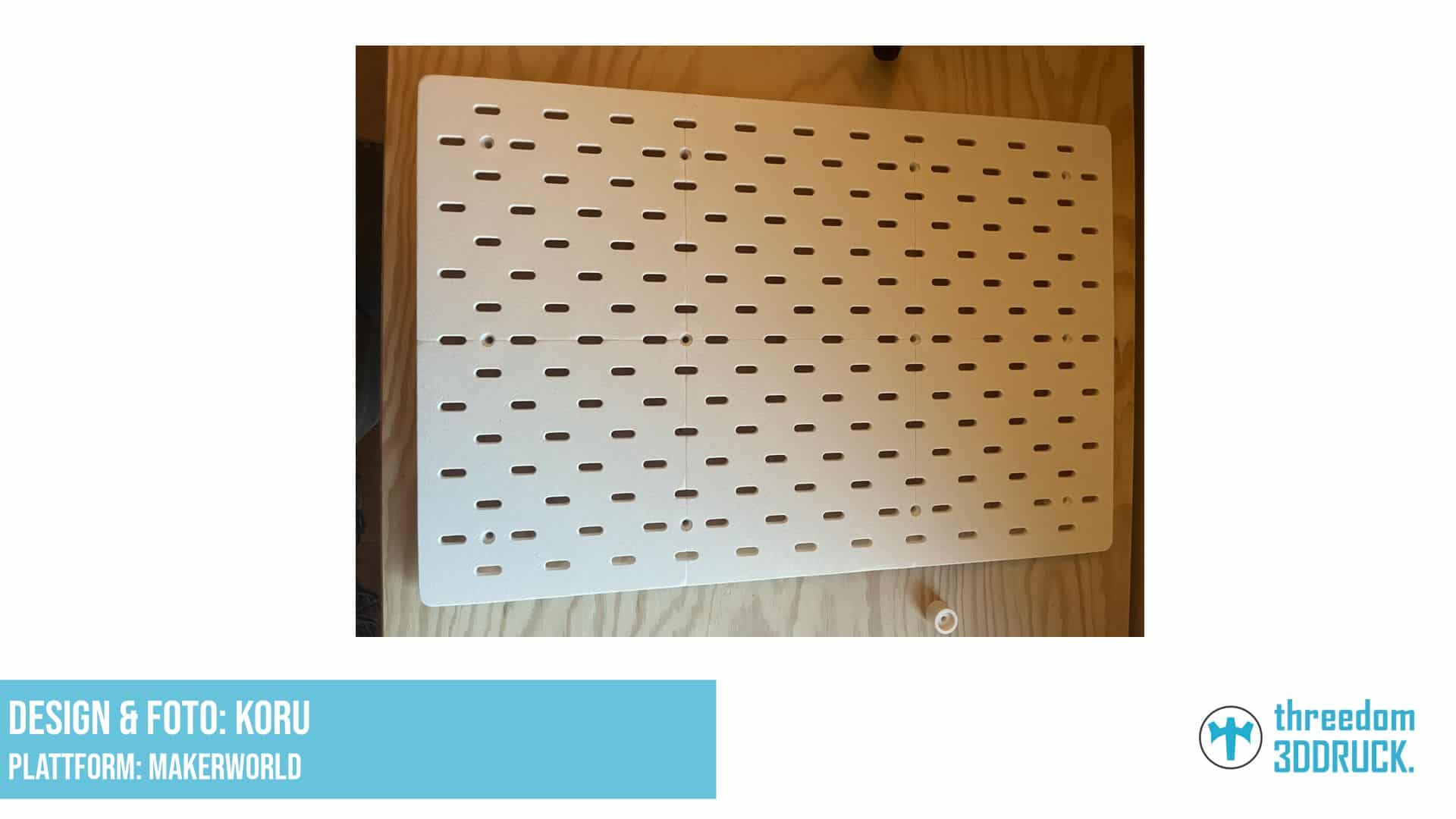 InfiniSkadis A1mini Modulares Steckbrett mit unsichtbaren Schrauben