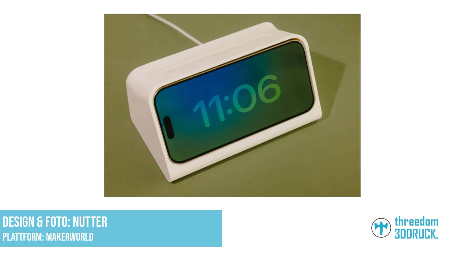 iPhone 16 Pro Standby-Dock ohne Hülle