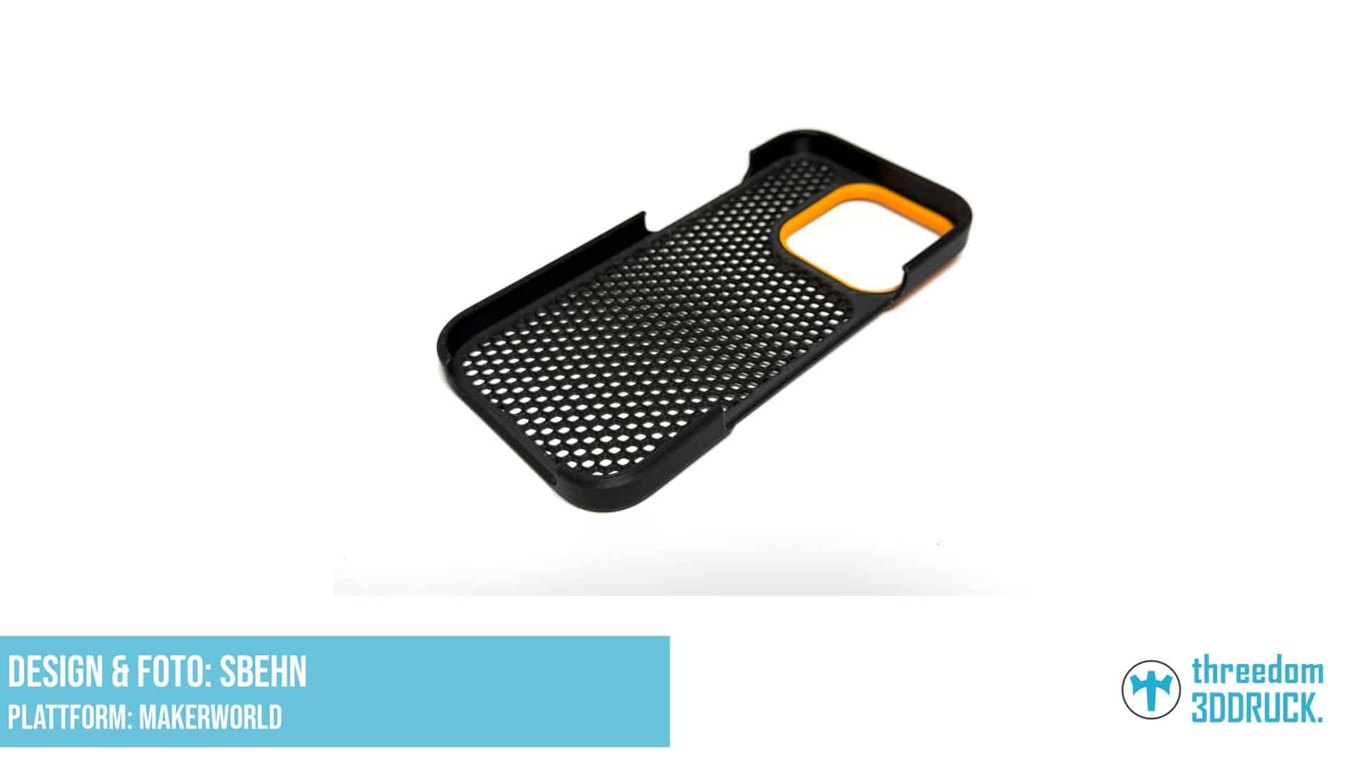 iPhone 16 Pro Minimal Case mit Hexagon-Rücken