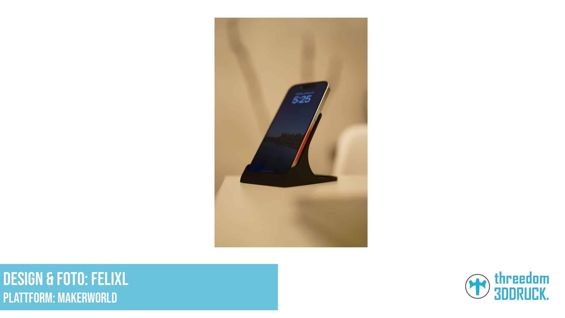 iPhone 12 bis 16 Pro Stand für Küchenarbeitsplatte