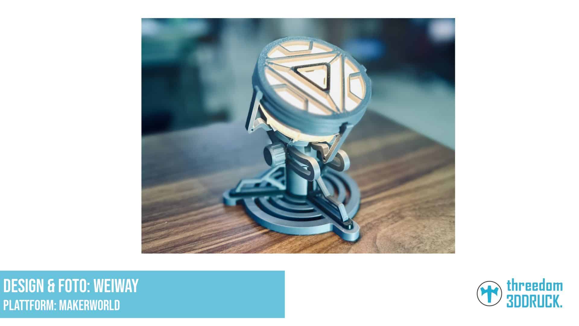 Iron Man Arc Reactor LED-Lampe