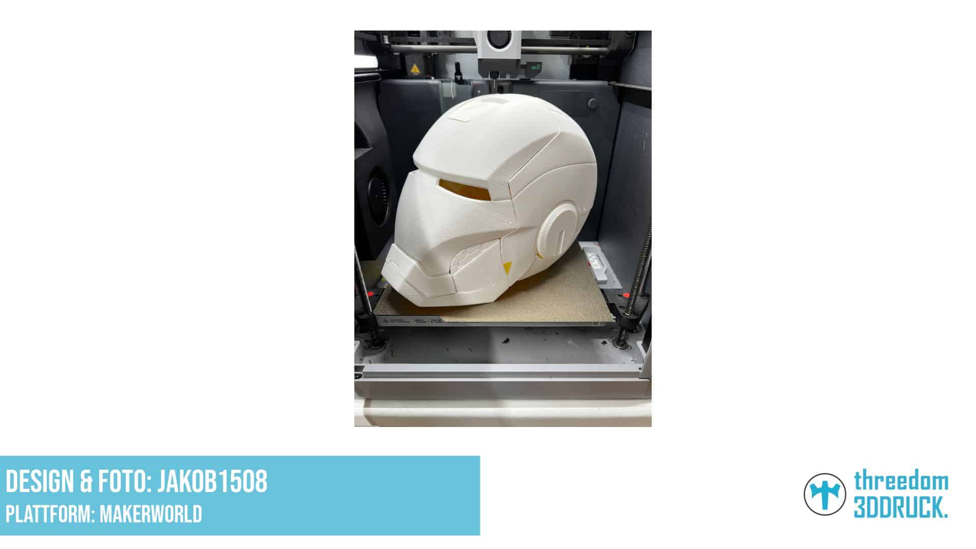 Iron Man Helm mit Testfit-Datei