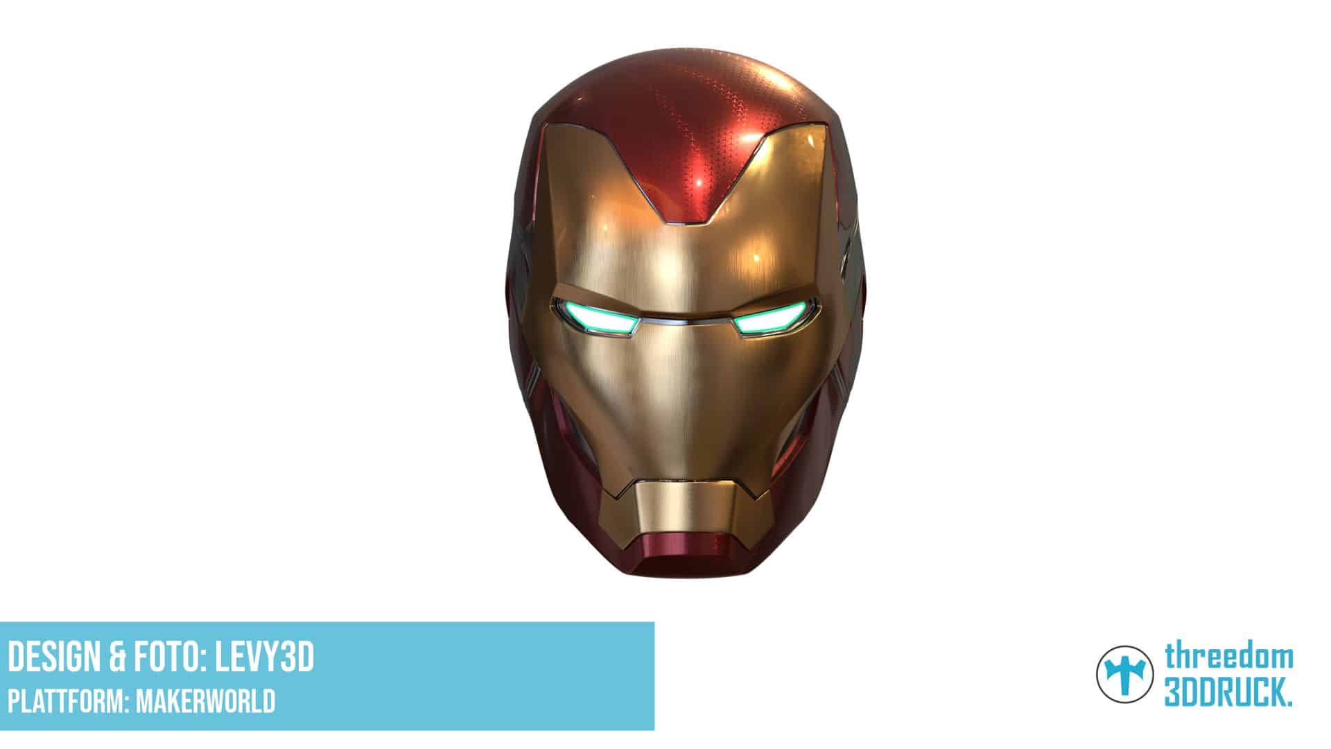 Iron Man MK85 Motorisiertes Helmmodell