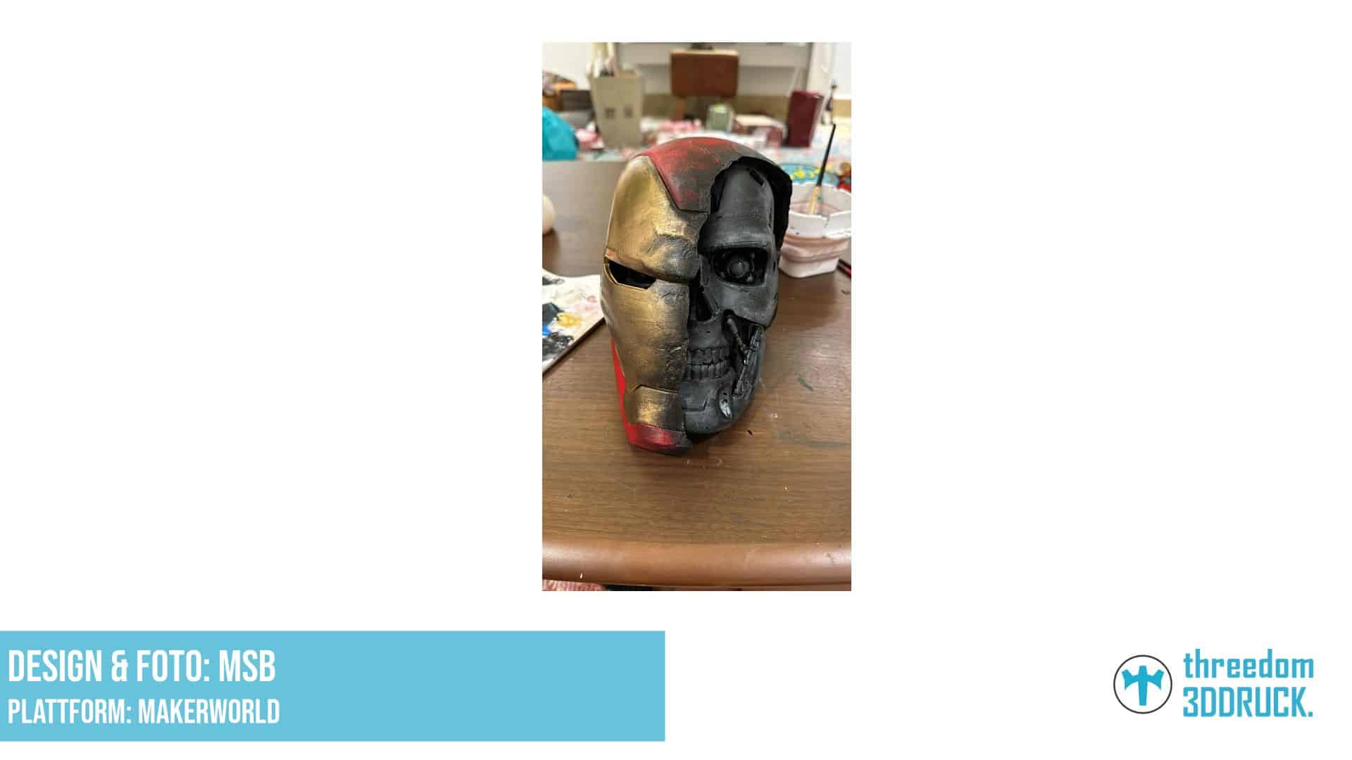 Iron-Man-Helm 3D-Druckmodell