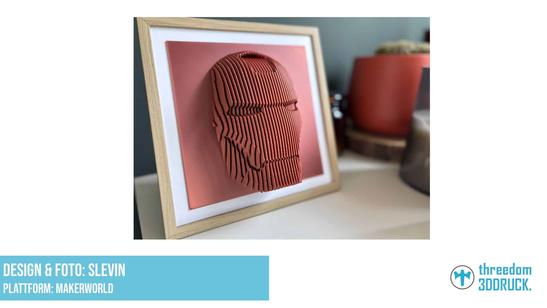 Ironman-Schichtskulptur-Helm