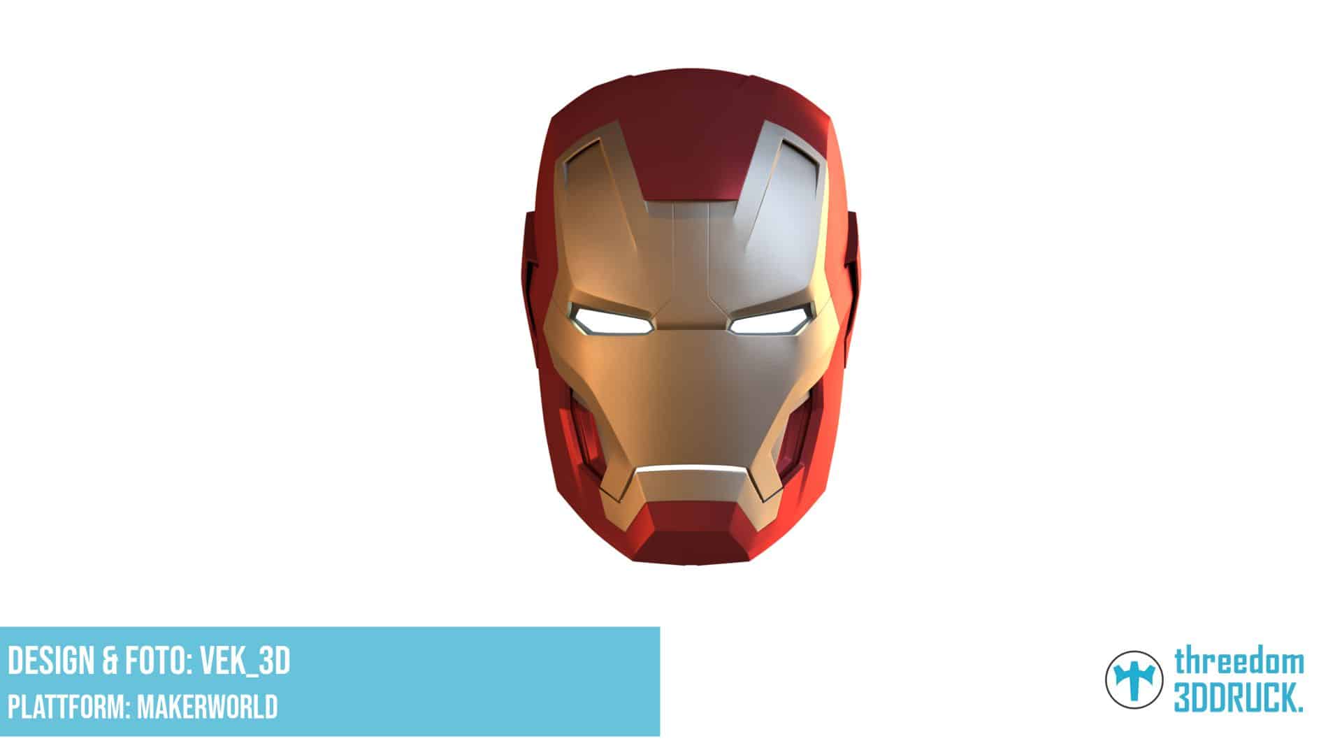 Iron Man MK 42 Helm 3D-Druckmodell