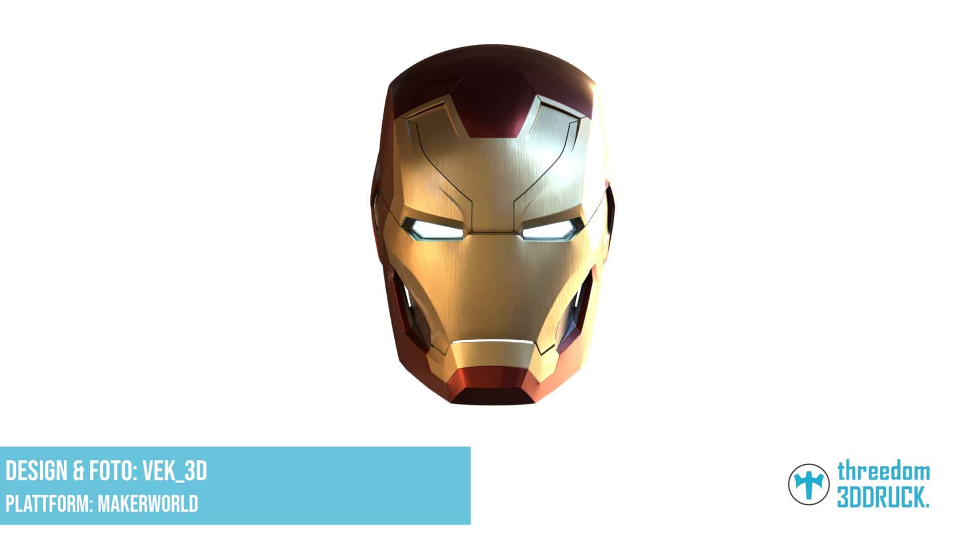 Iron Man MK 46 Helm 3D-Druckmodell