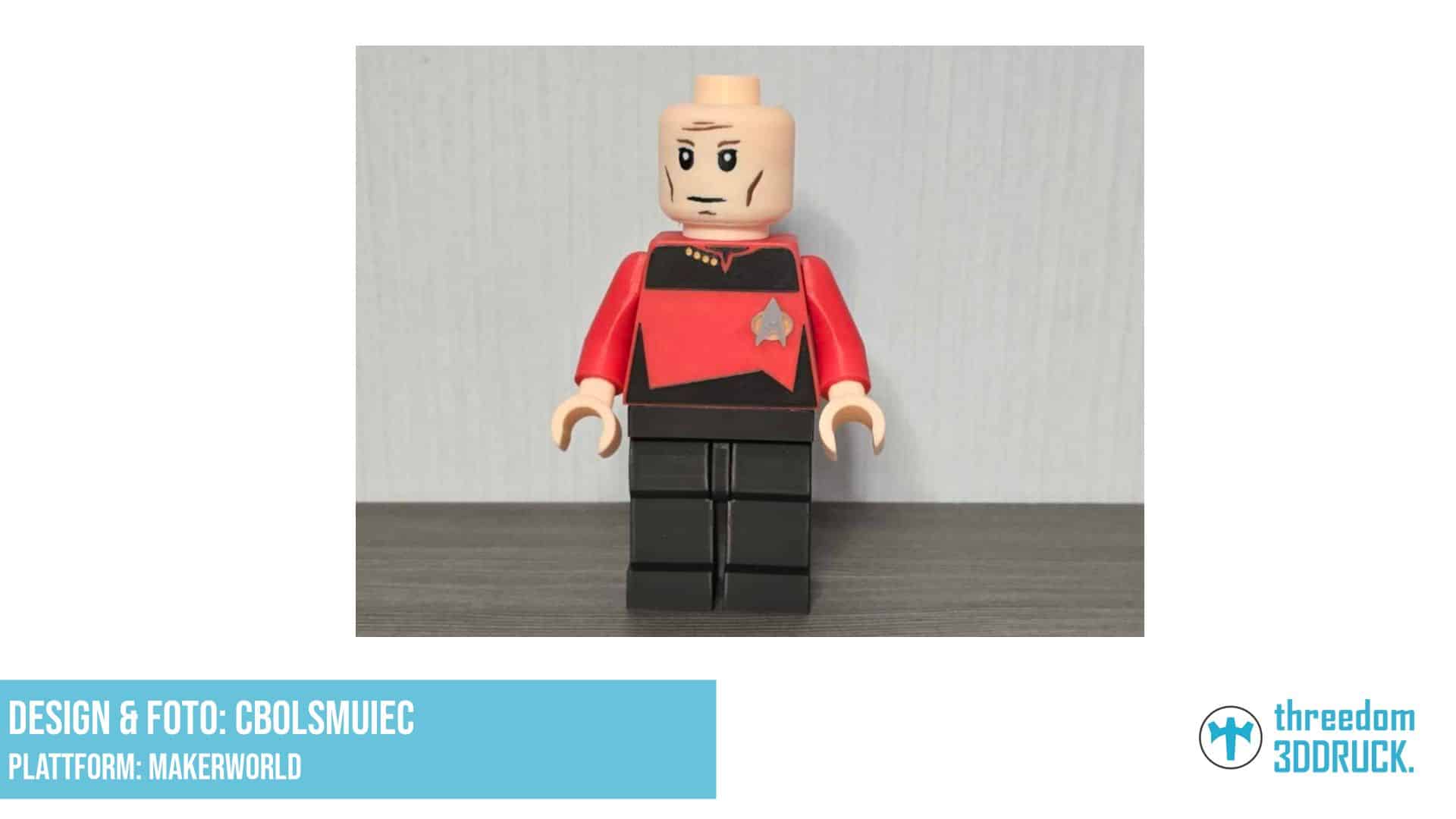 Big Brick Figur Jean-Luc Picard Star Trek