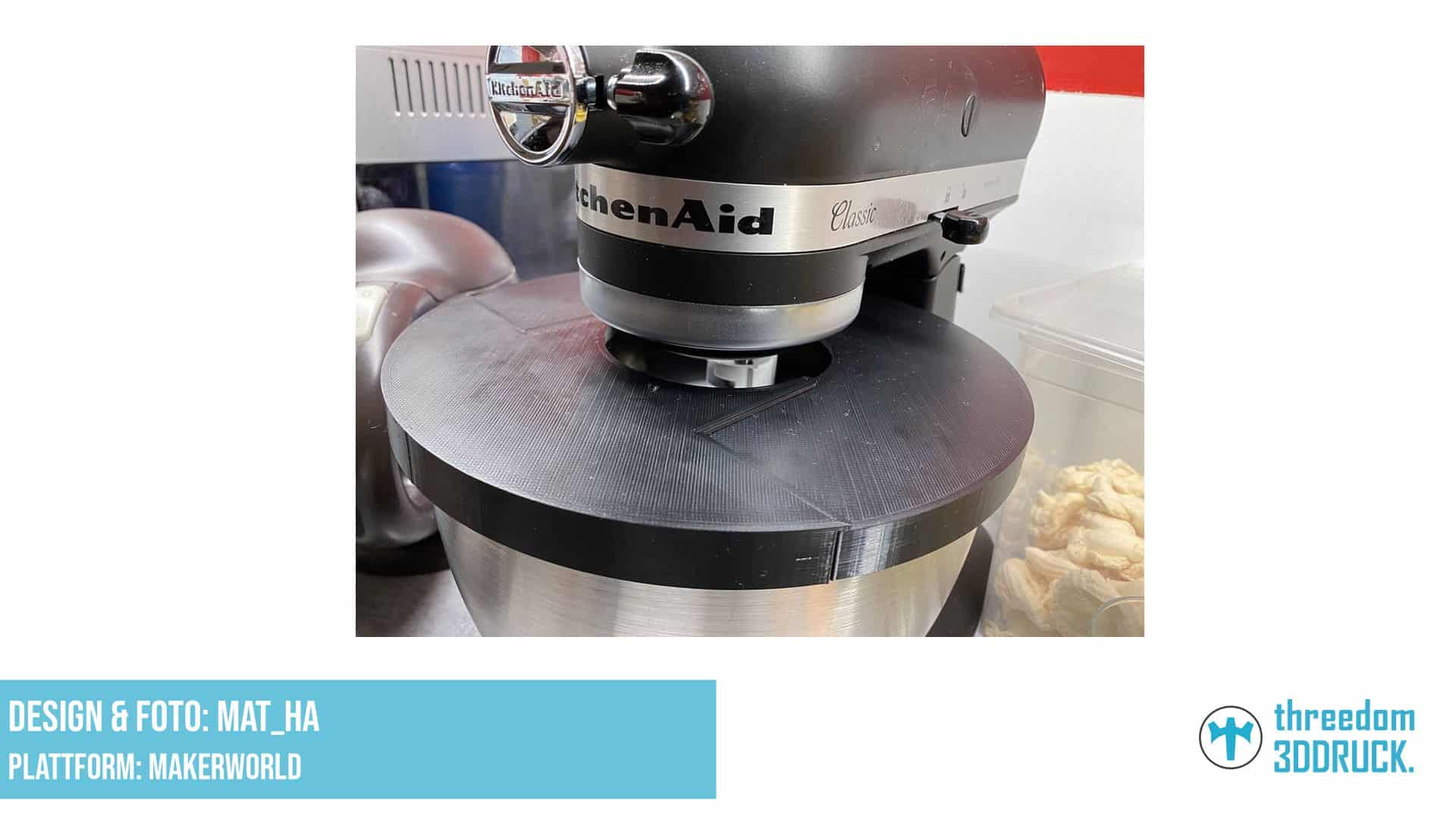 KitchenAid Artisan Classic Schüsselabdeckung mit Spritzschutz