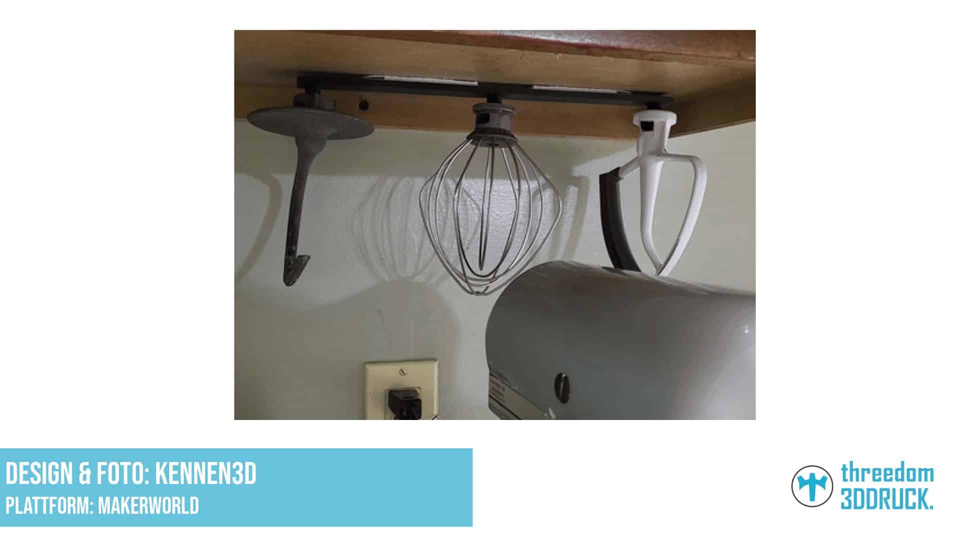 KitchenAid Zubehörhalter für Paddel, Schneebesen und Knethaken