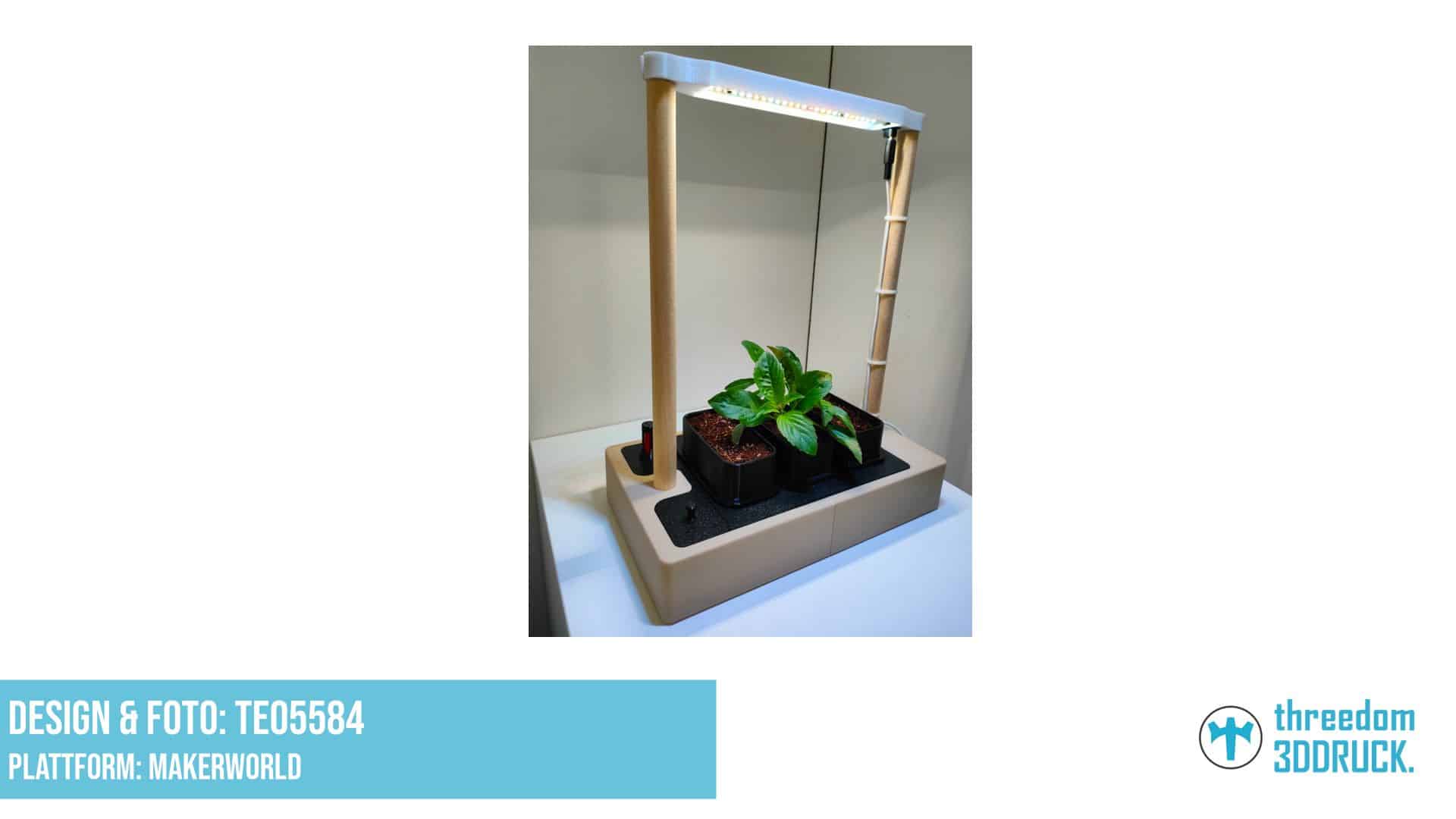 Kompakte Indoor-Hydroponik-Gewächshaus für Kräuter