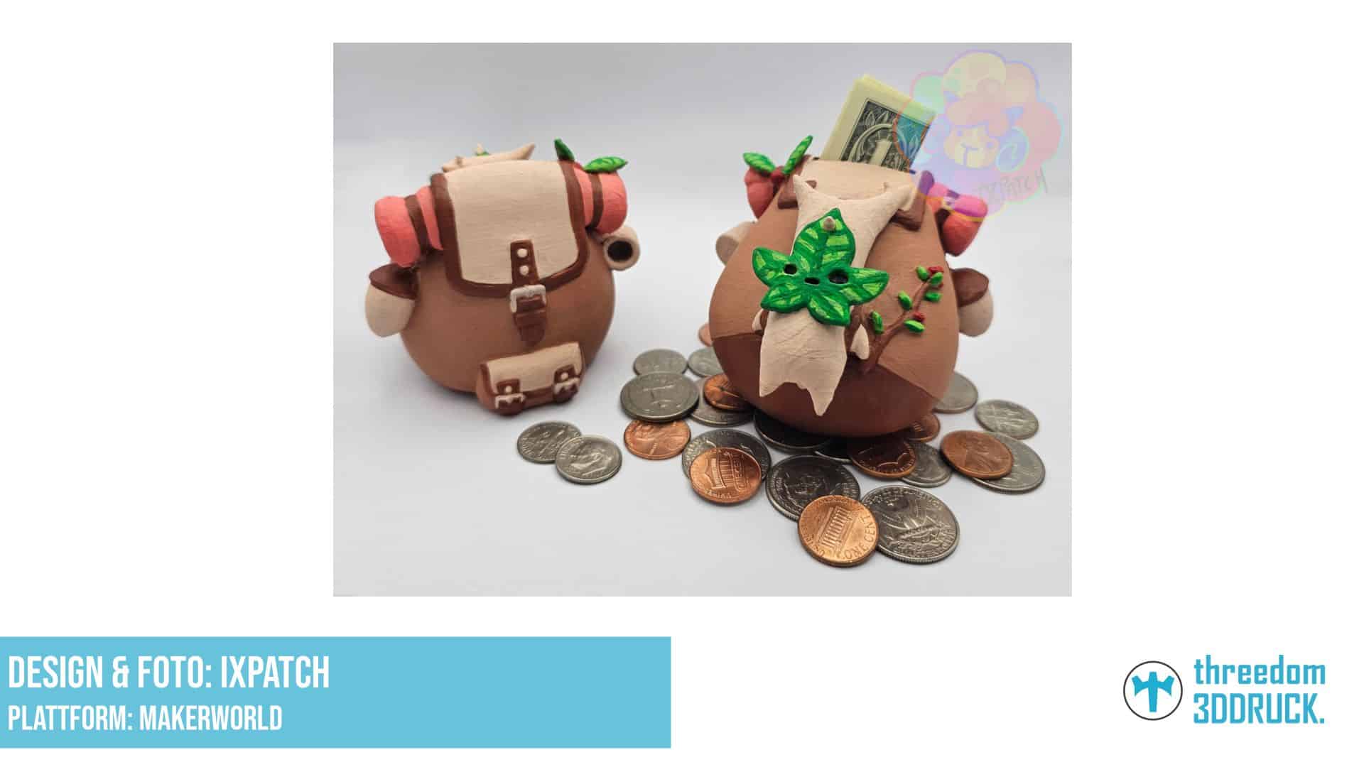 Korok-Sparschwein (Zelda: Tränen des Königreichs Fan Art)