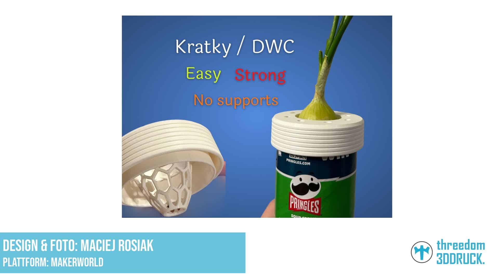 Kratky-Adapter für Pringles-Dose mit Netztopf