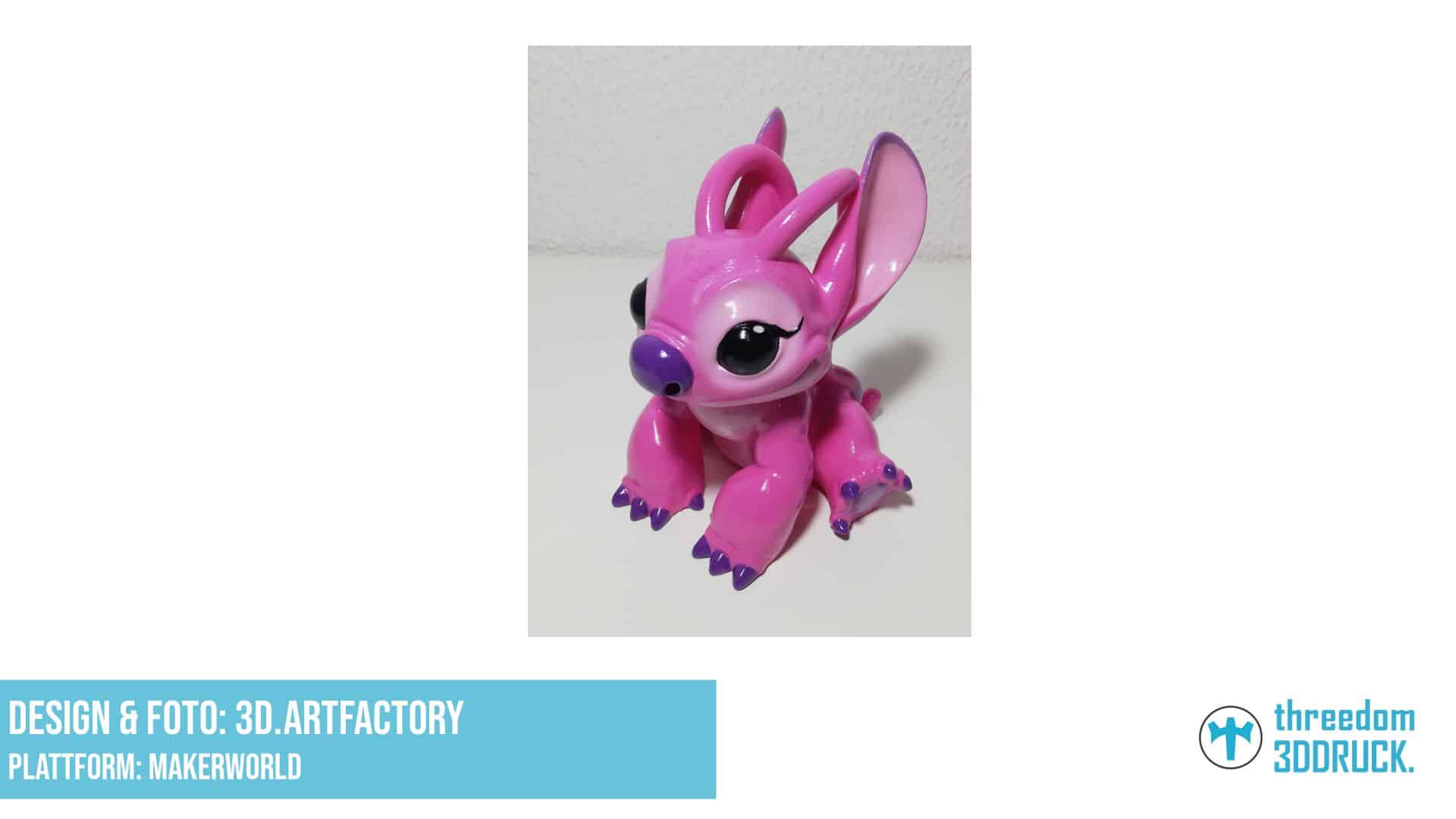 Niedliche Angel aus Lilo und Stitch 3D-Modell