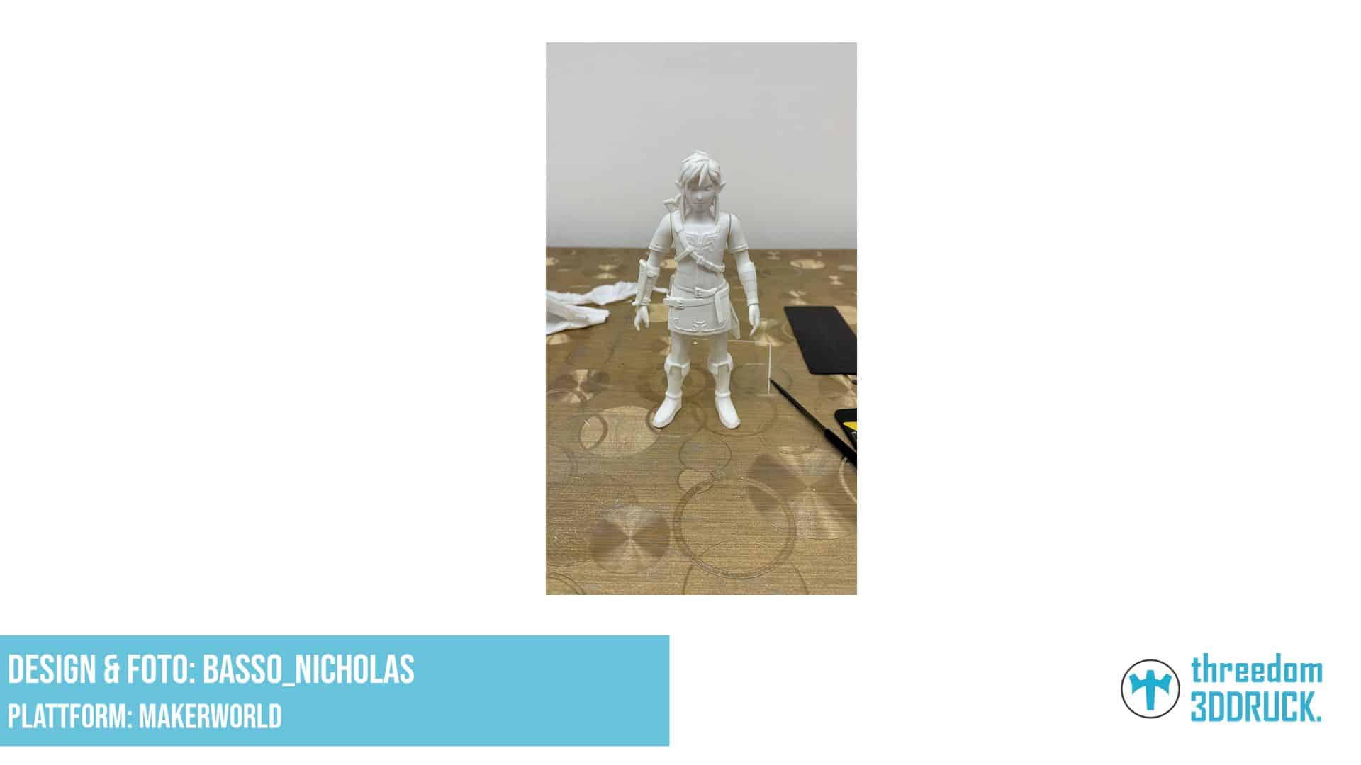 Link Zelda Actionfigur