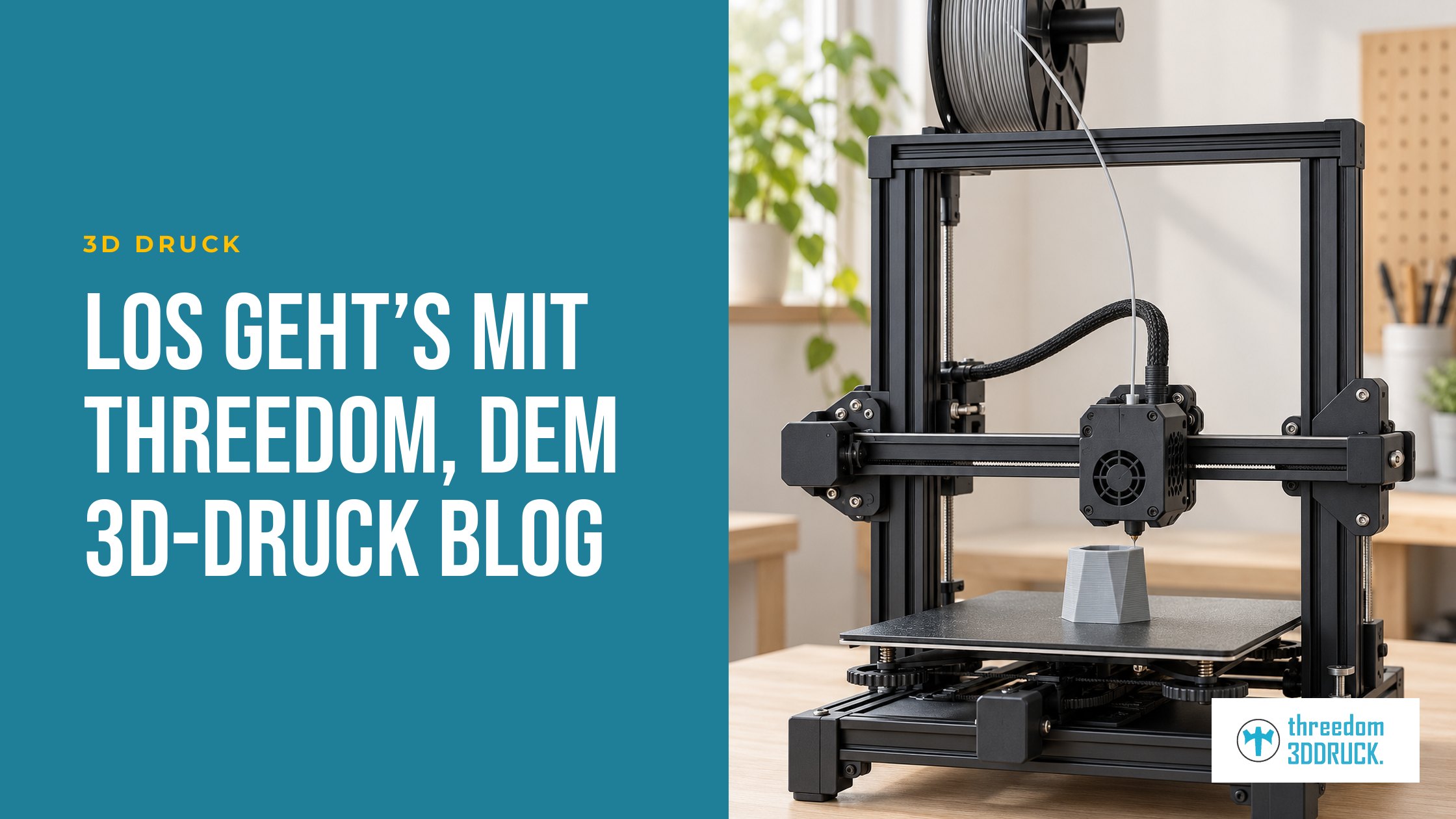 Los geht’s mit threedom, dem 3D-Druck Blog: threedom.de